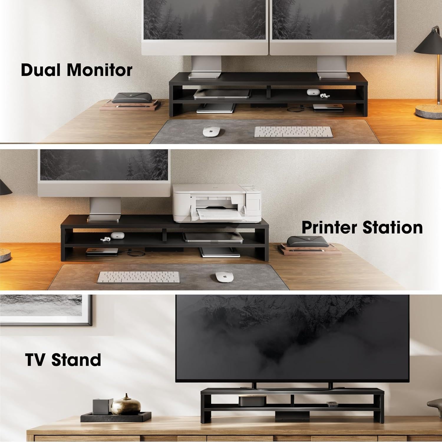 Soporte para Monitor Fenge 2 Niveles, Organizador de Escritorio 80cm