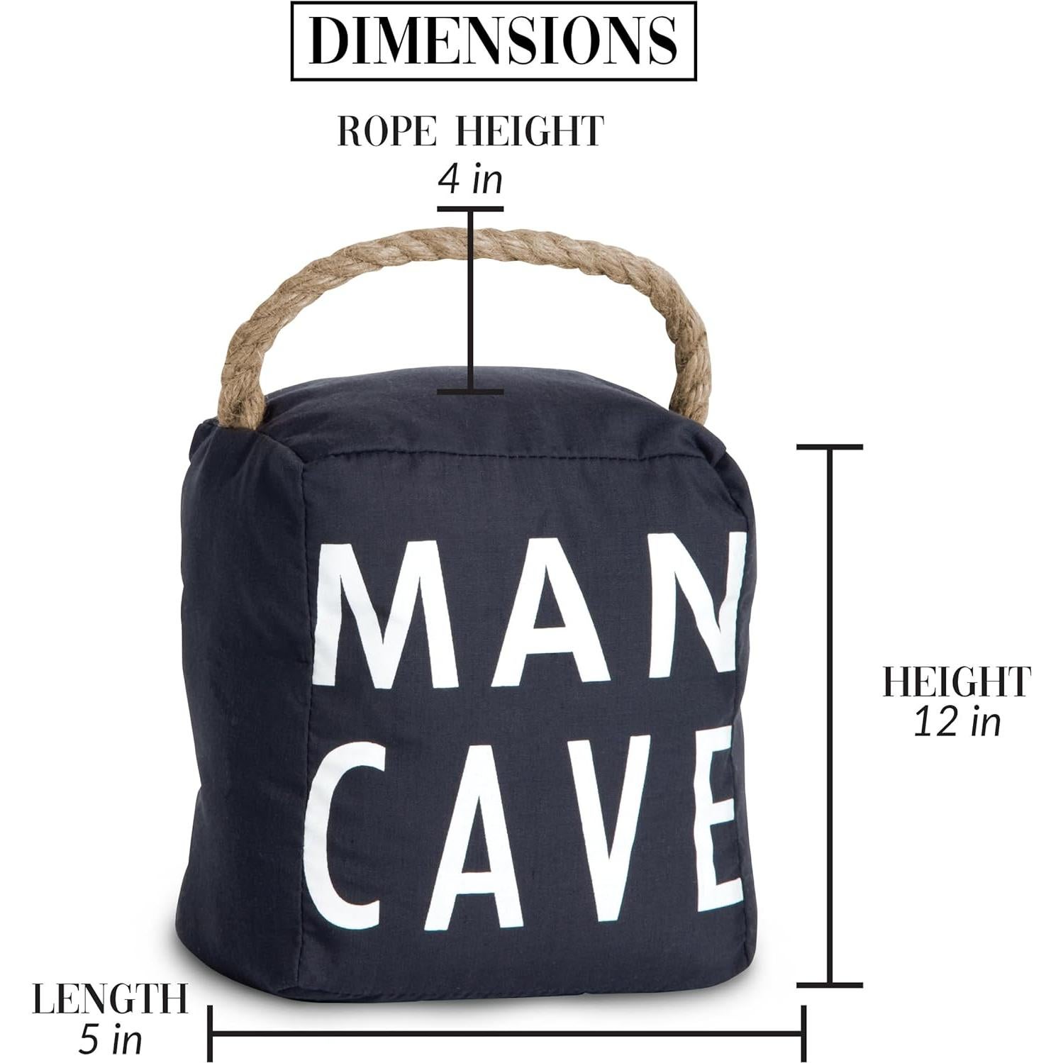 Tope de Puerta Pavilion Gift Company Hombre Cueva 12.7 cm