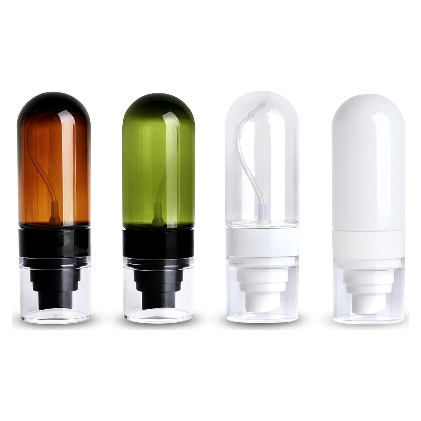 Botellas de Spray Pequeñas TANSHINE 50ml Pack de 4 Colores