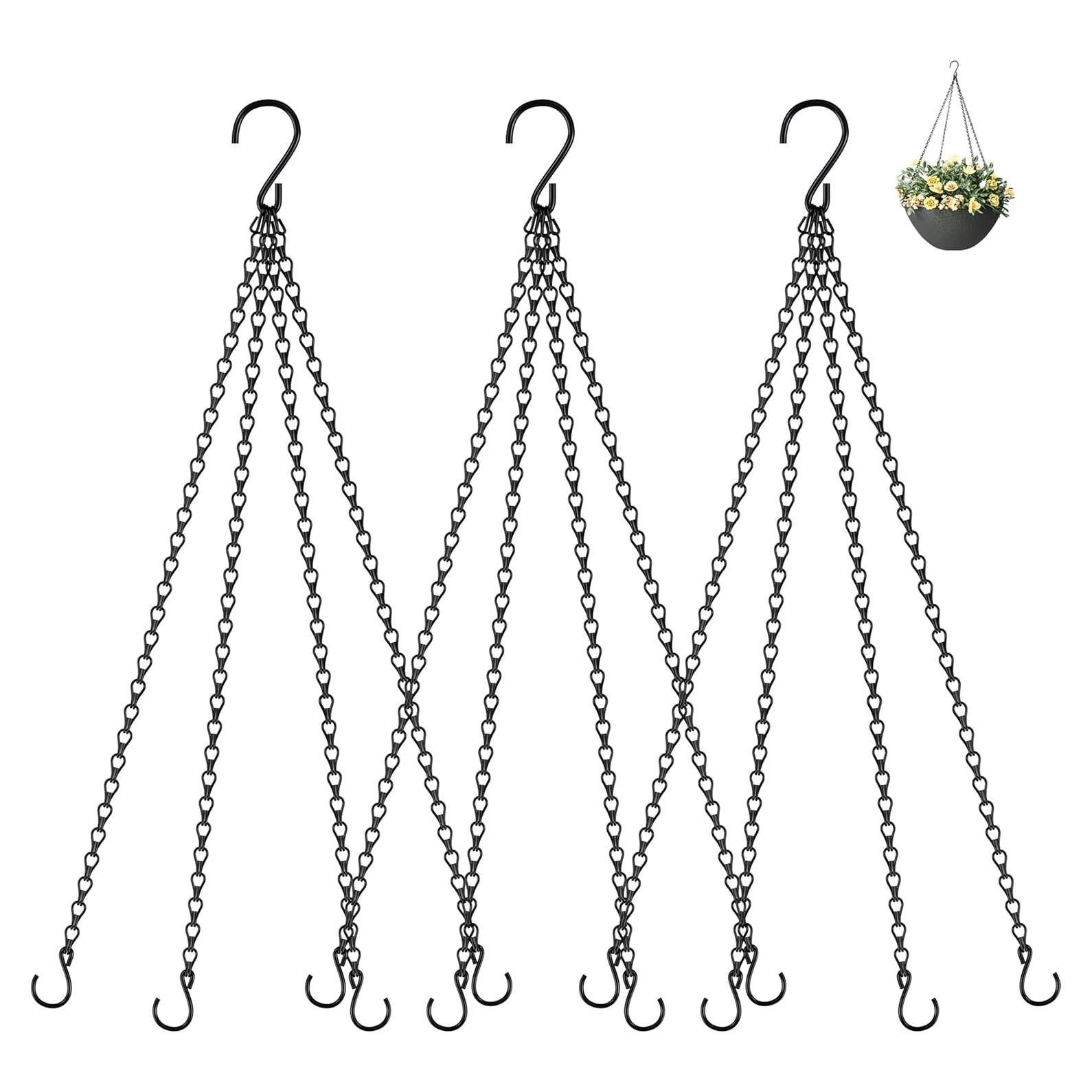 Paquete de 3 Cadenas Colgantes Garini 58 cm para Plantas