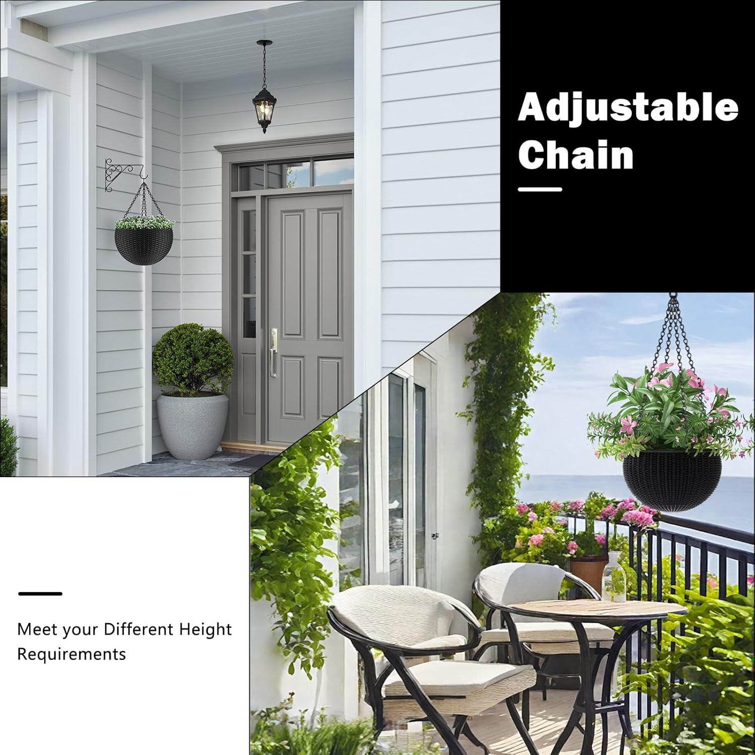 Paquete de 3 Cadenas Colgantes Garini 58 cm para Plantas