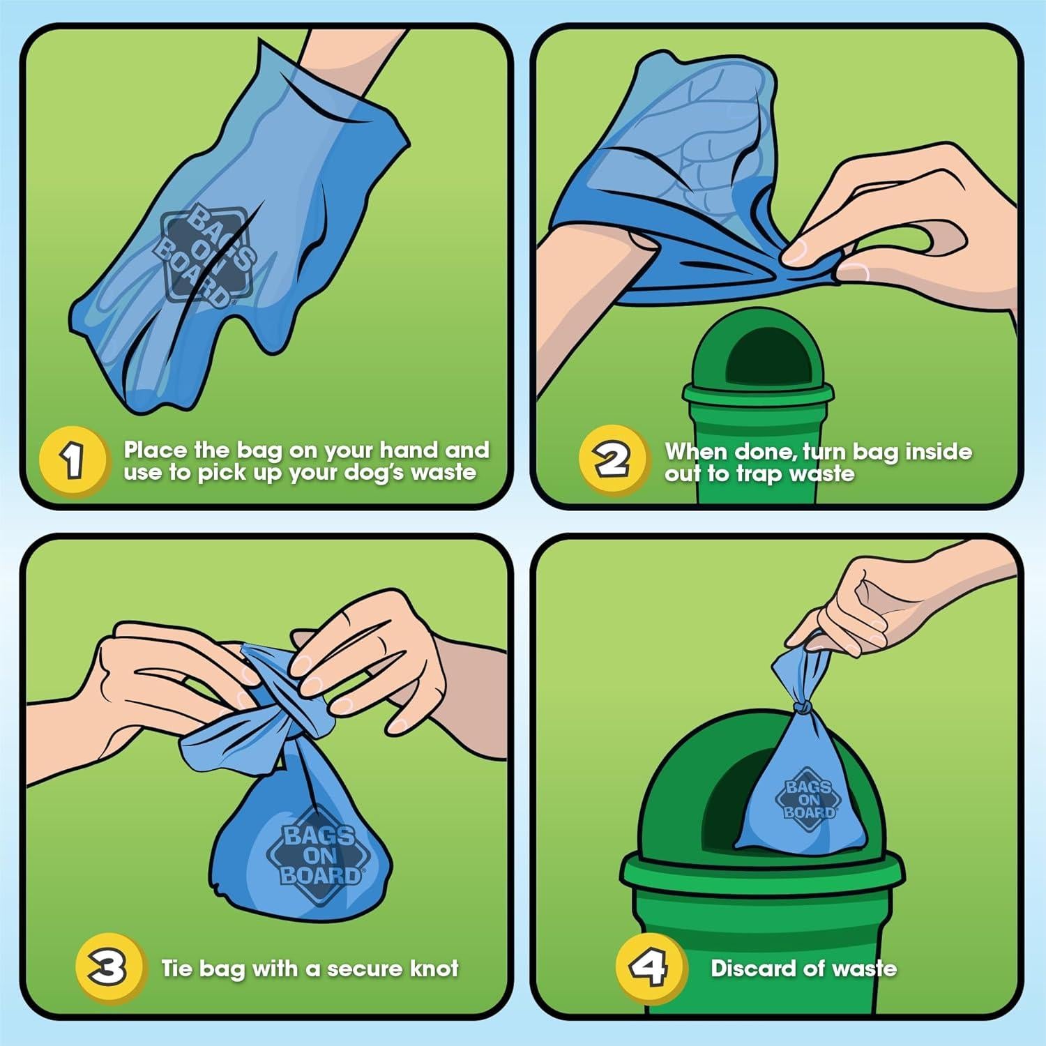 Bolsas de Excremento de Perro OUT! 315 Unidades 22.86x35.56cm