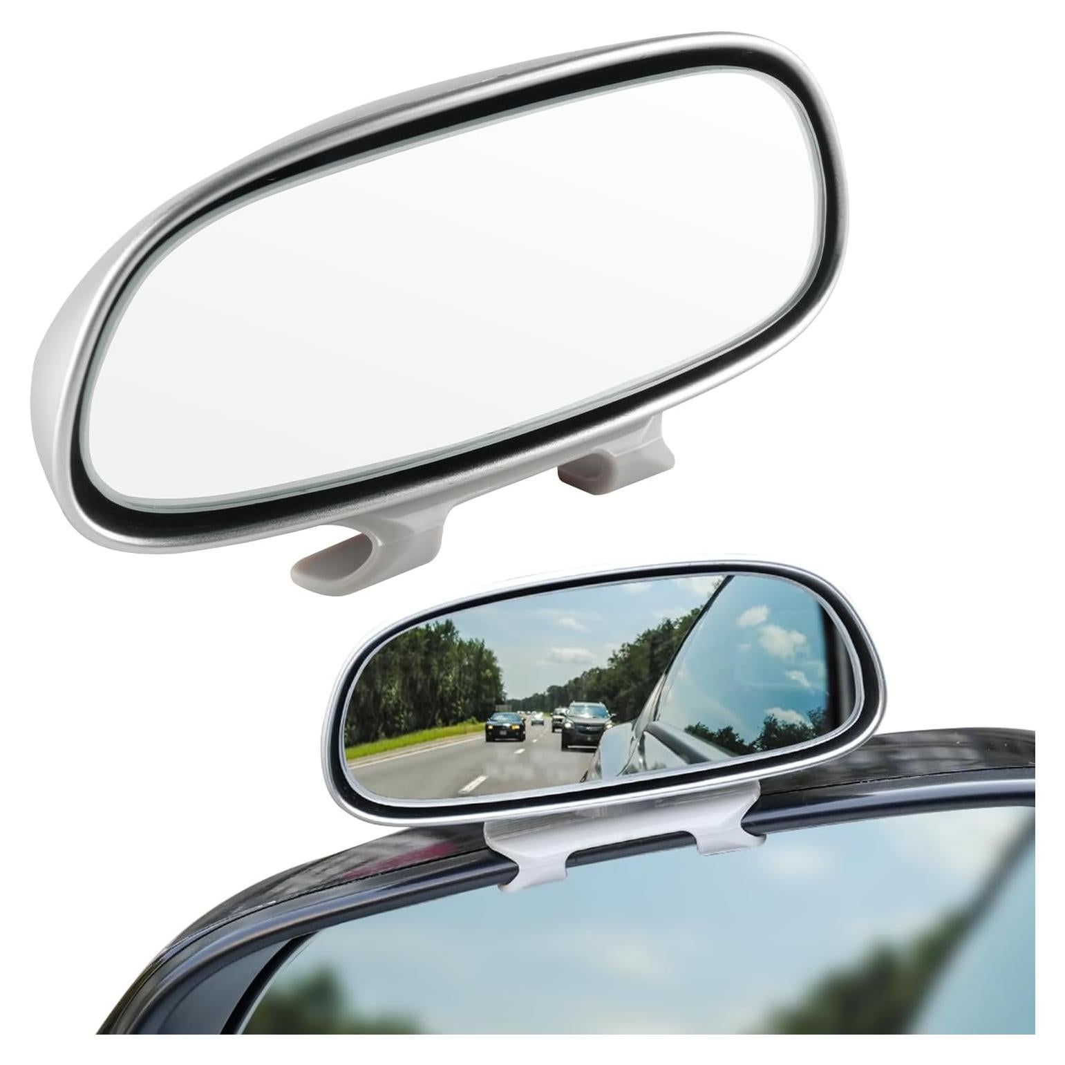 Espejo de Punto Ciego LivTee HD Convexo Ajustable 10.85x4.52cm