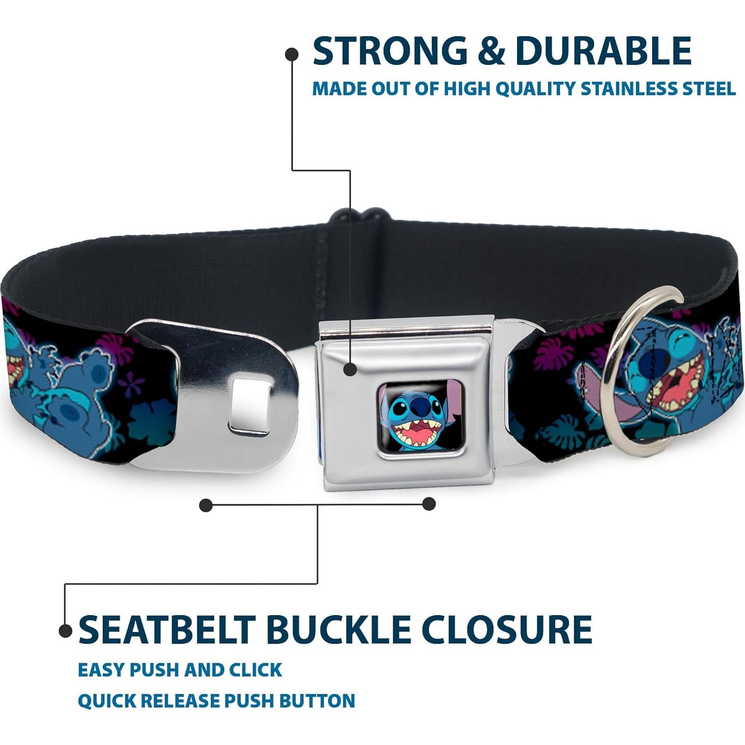 Collar para Perros Disney Buckle-Down 24.1-33 cm 2.5 cm Ancho