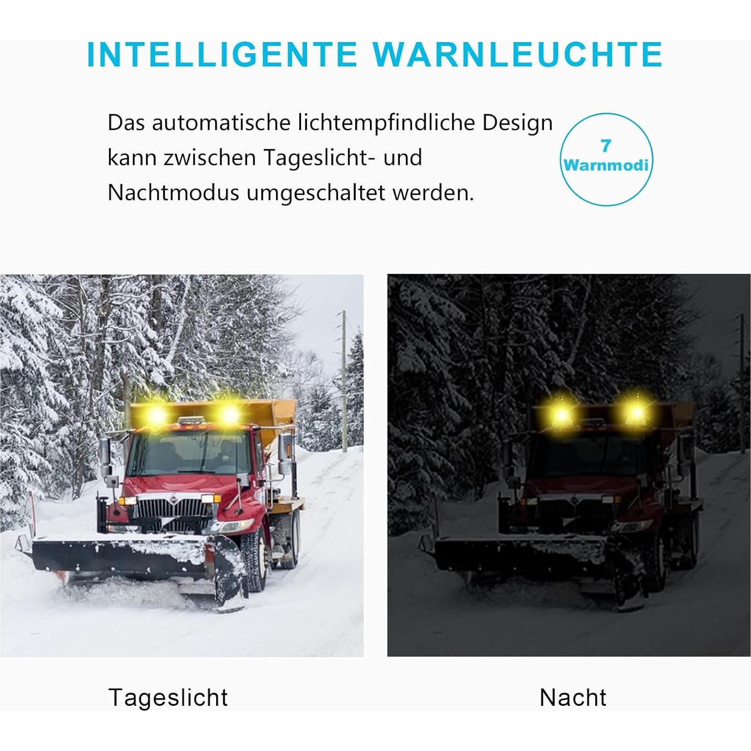 Luz Beacon LED Agrieyes 80W 16.76 cm Alta Visibilidad IP67