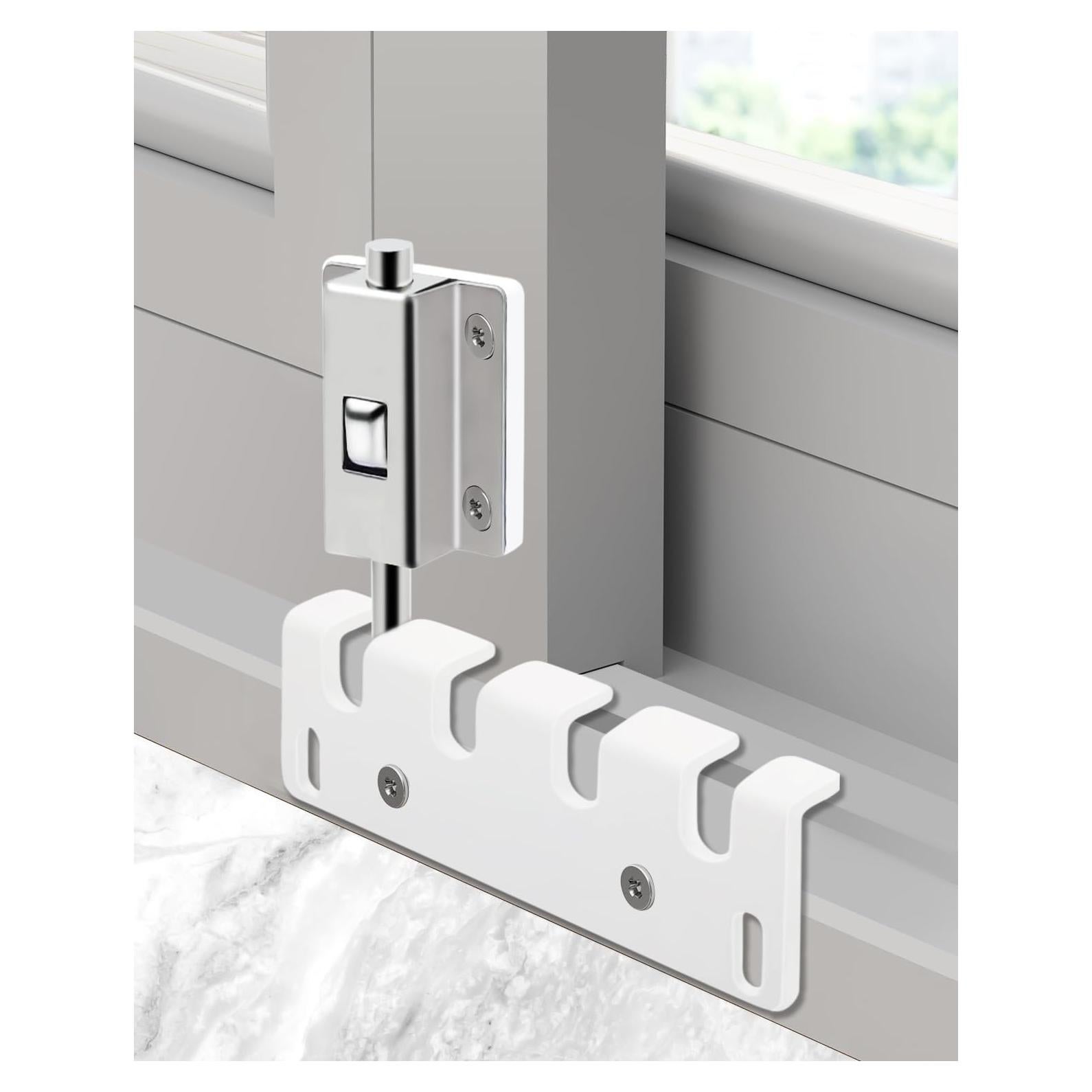 Cerradura de Seguridad para Puerta Deslizante Enprotty Plata