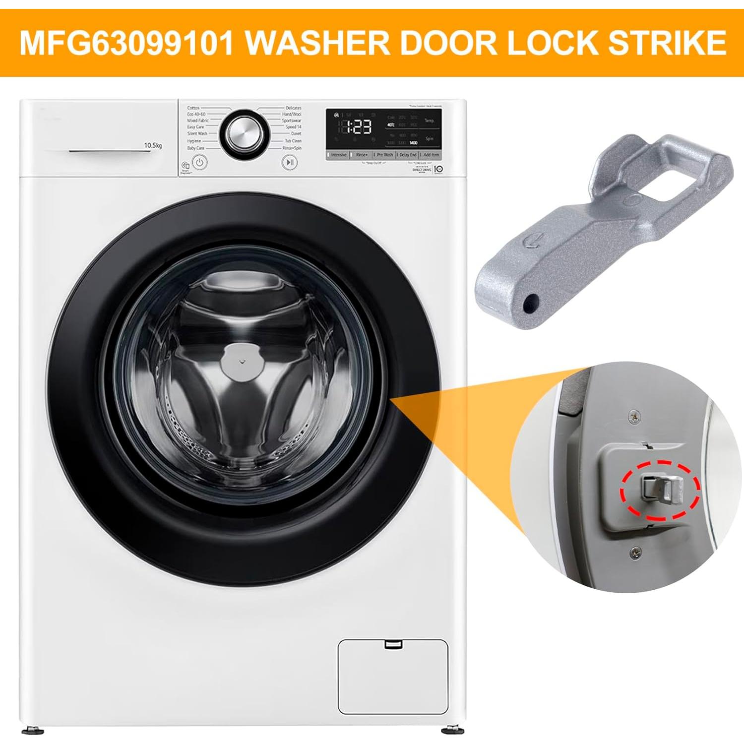 2 Piezas Pestillo de Cerradura de Puerta LG MFG63099101 Metal