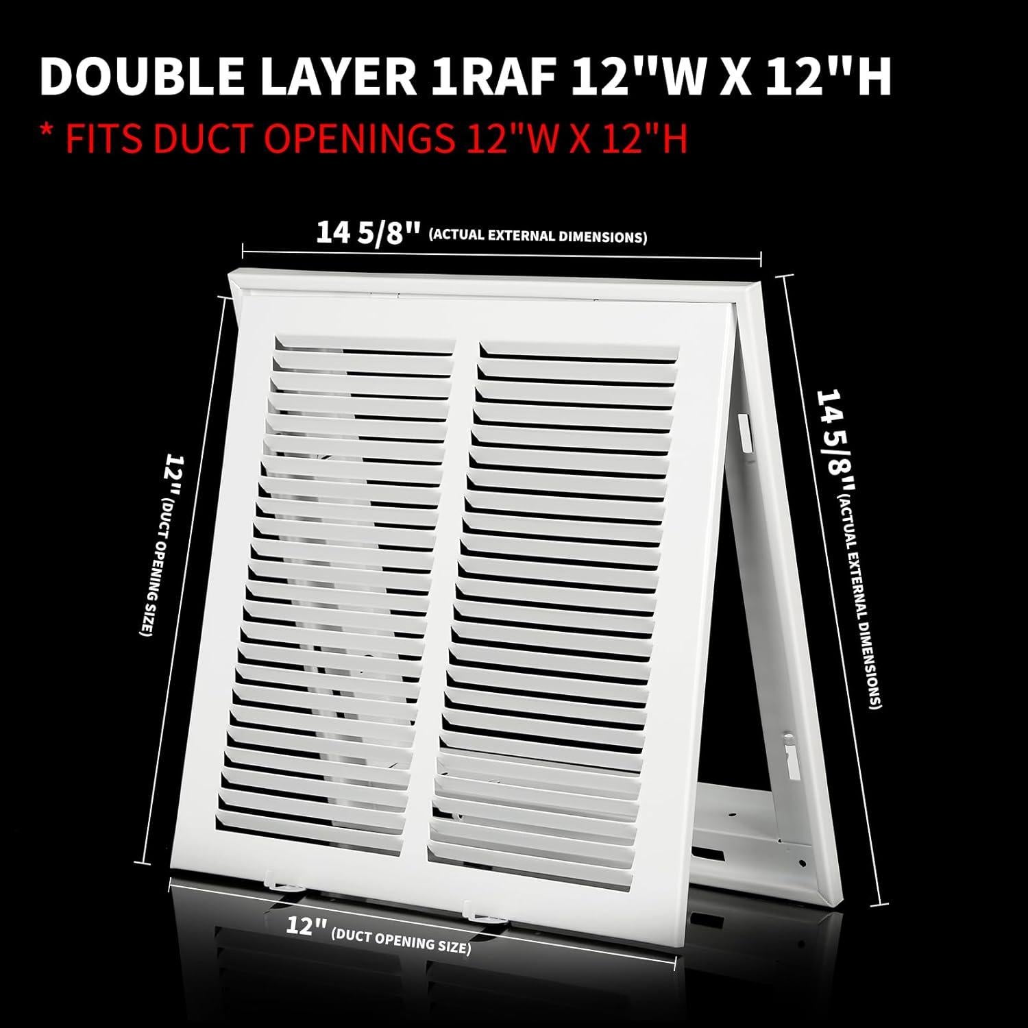 Rejilla de Aire de Retorno 30x30 cm Nature Du con Puerta Removible