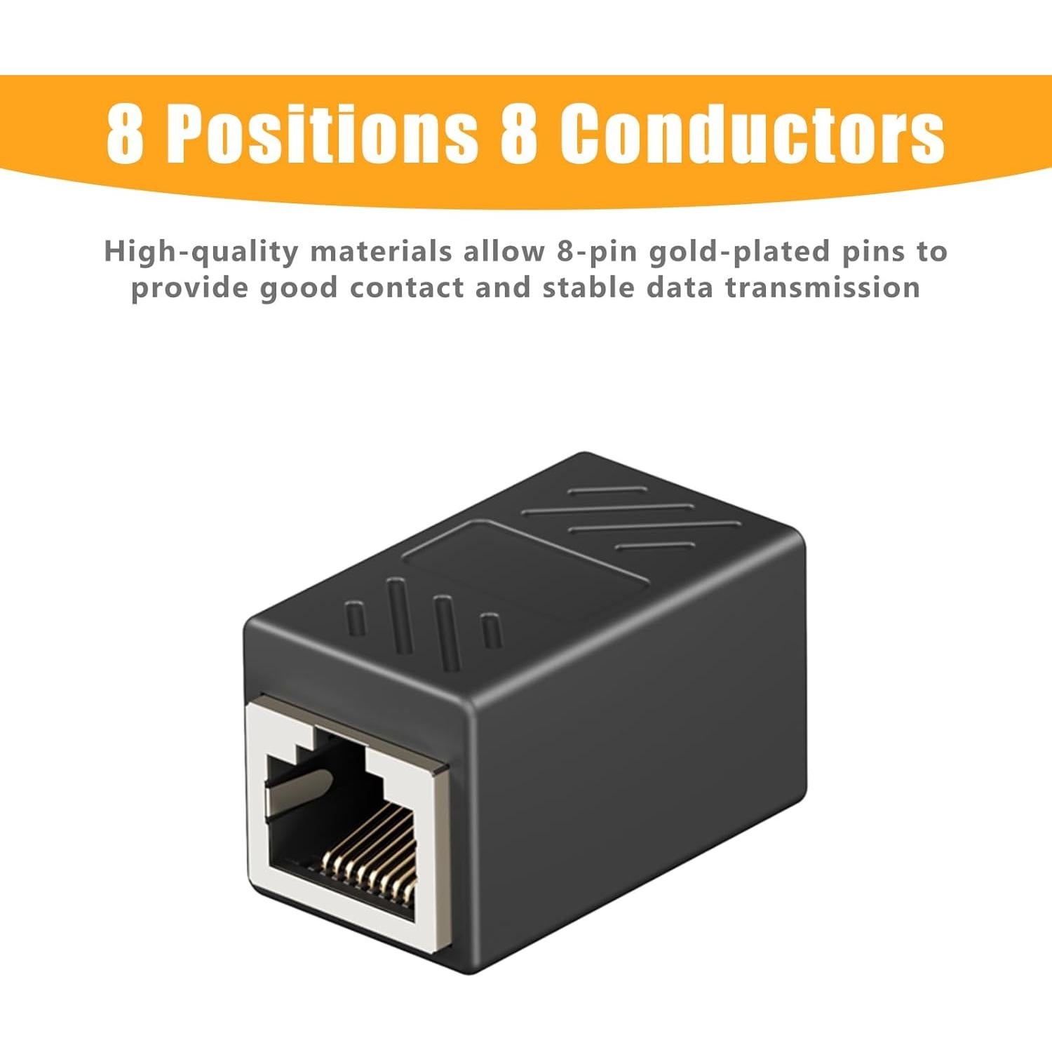 Adaptador Uvital RJ11 a RJ45 con Cable, 2 Paquetes