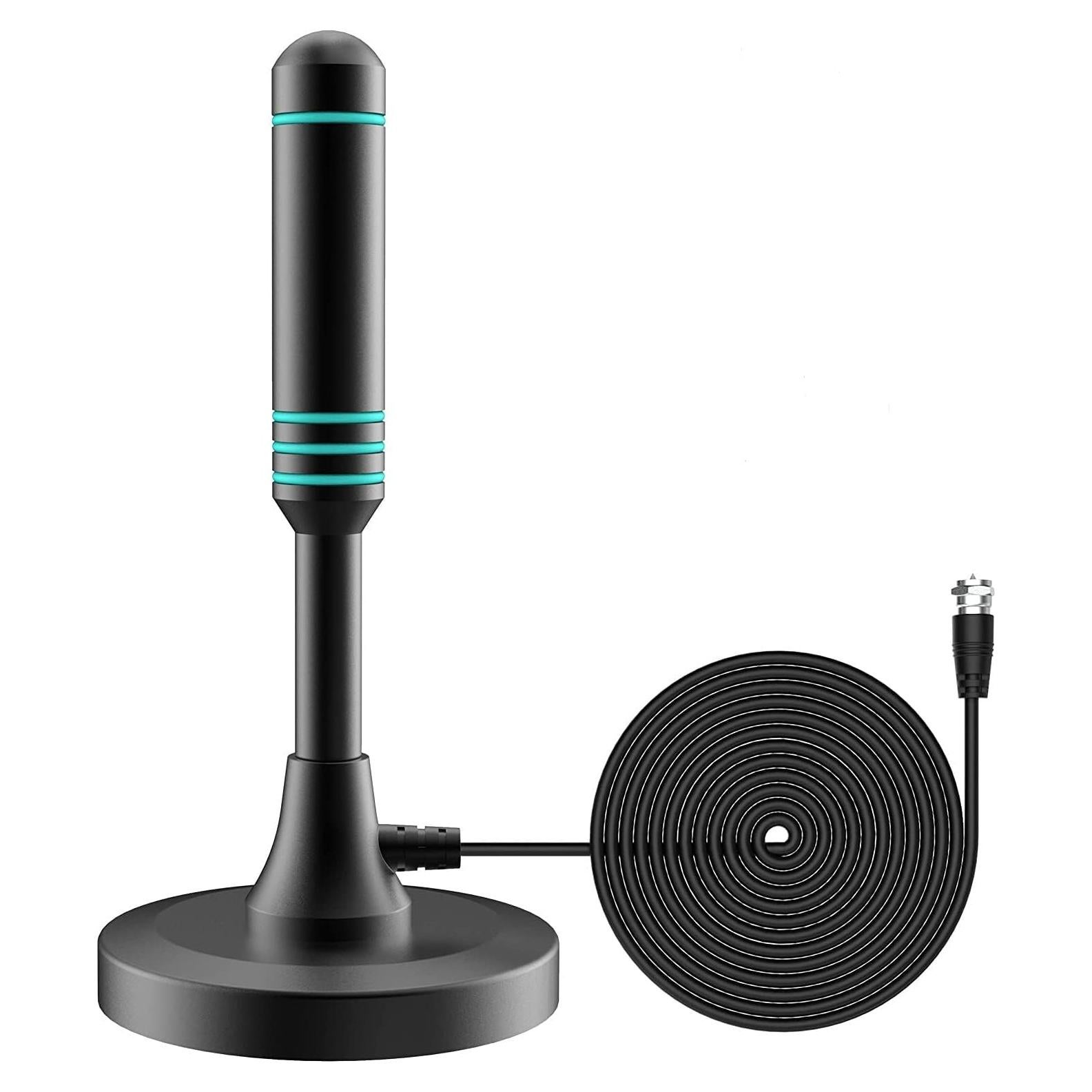 Antena Digital HDTV VUELVE TV con Amplificador 50+ Millas