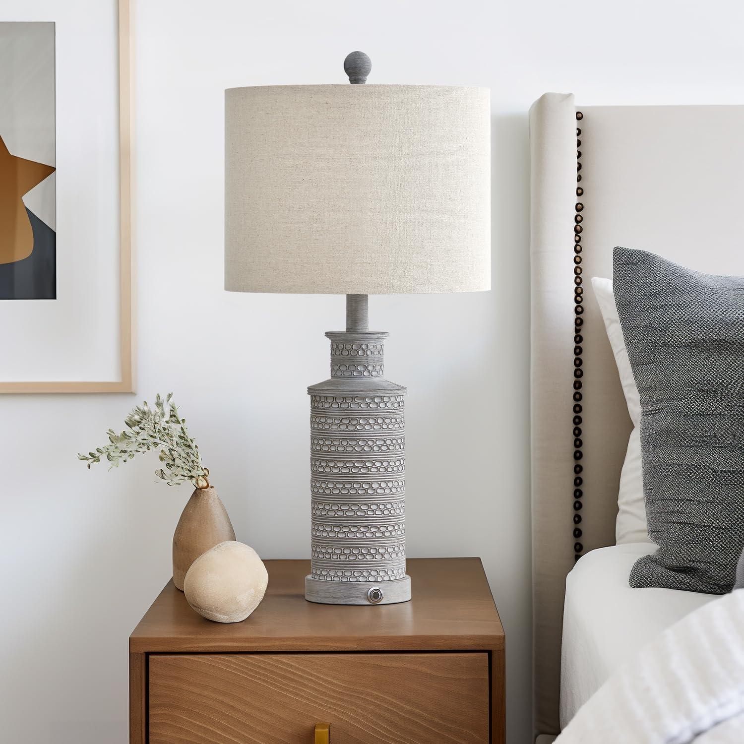 Lámpara de Mesa Táctil Dimmable 3 Niveles USB Lingmei