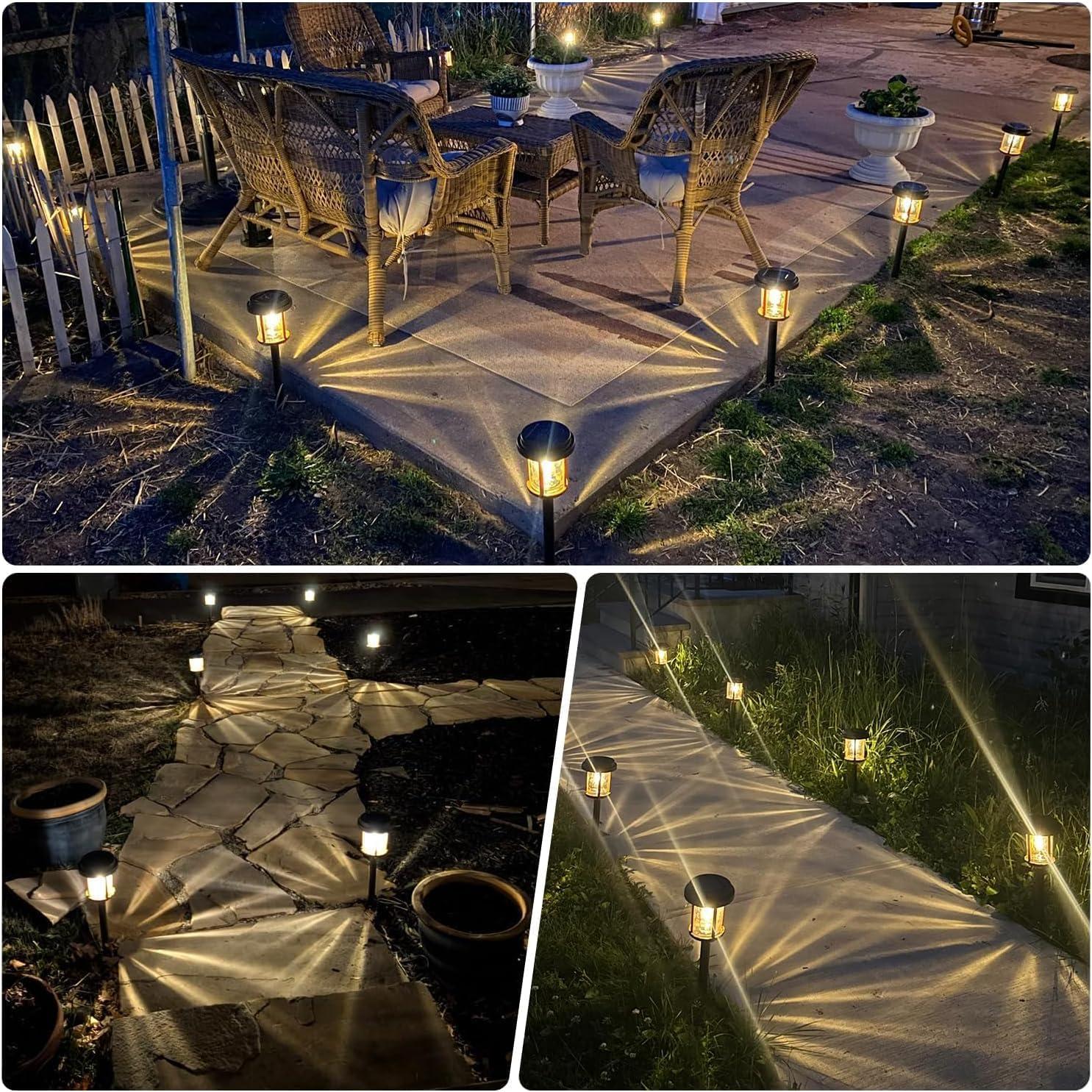 Luces Solares de Camino XMCOSY+ - Paquete de 6, 20 LM LED