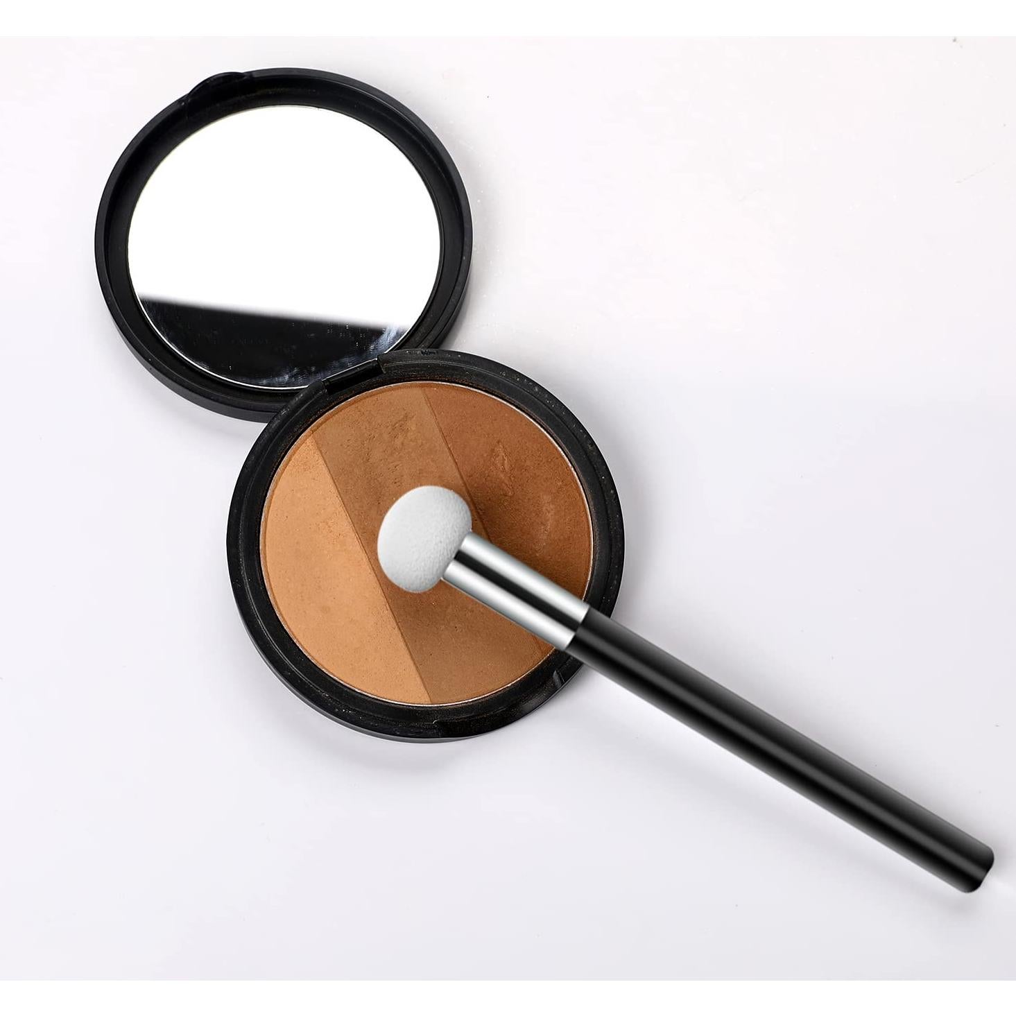 6 Esponjas de Maquillaje con Mango Sliverdew - Corrector y Sombra