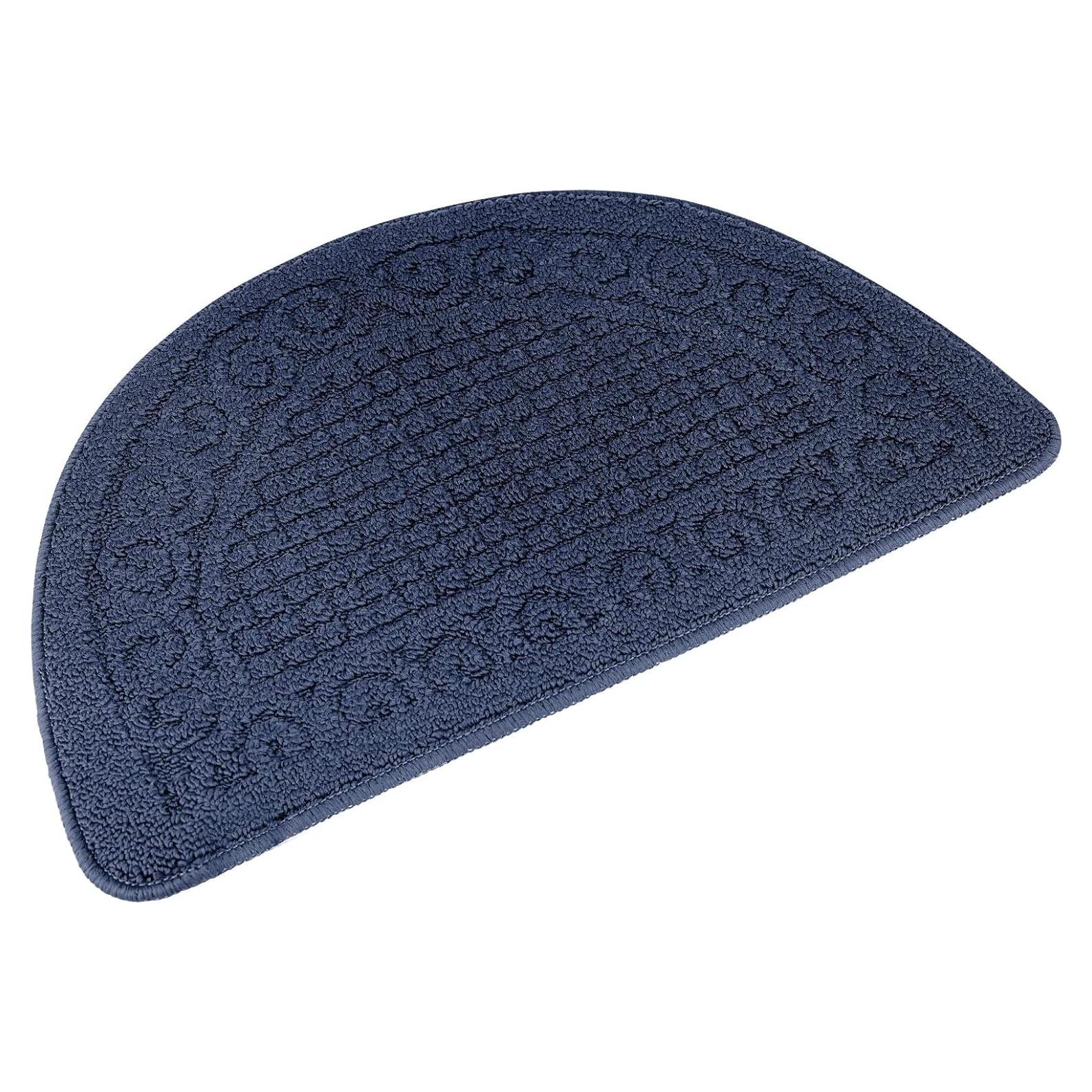 Alfombra de Entrada Redonda Antideslizante Echaprey 81cm Azul