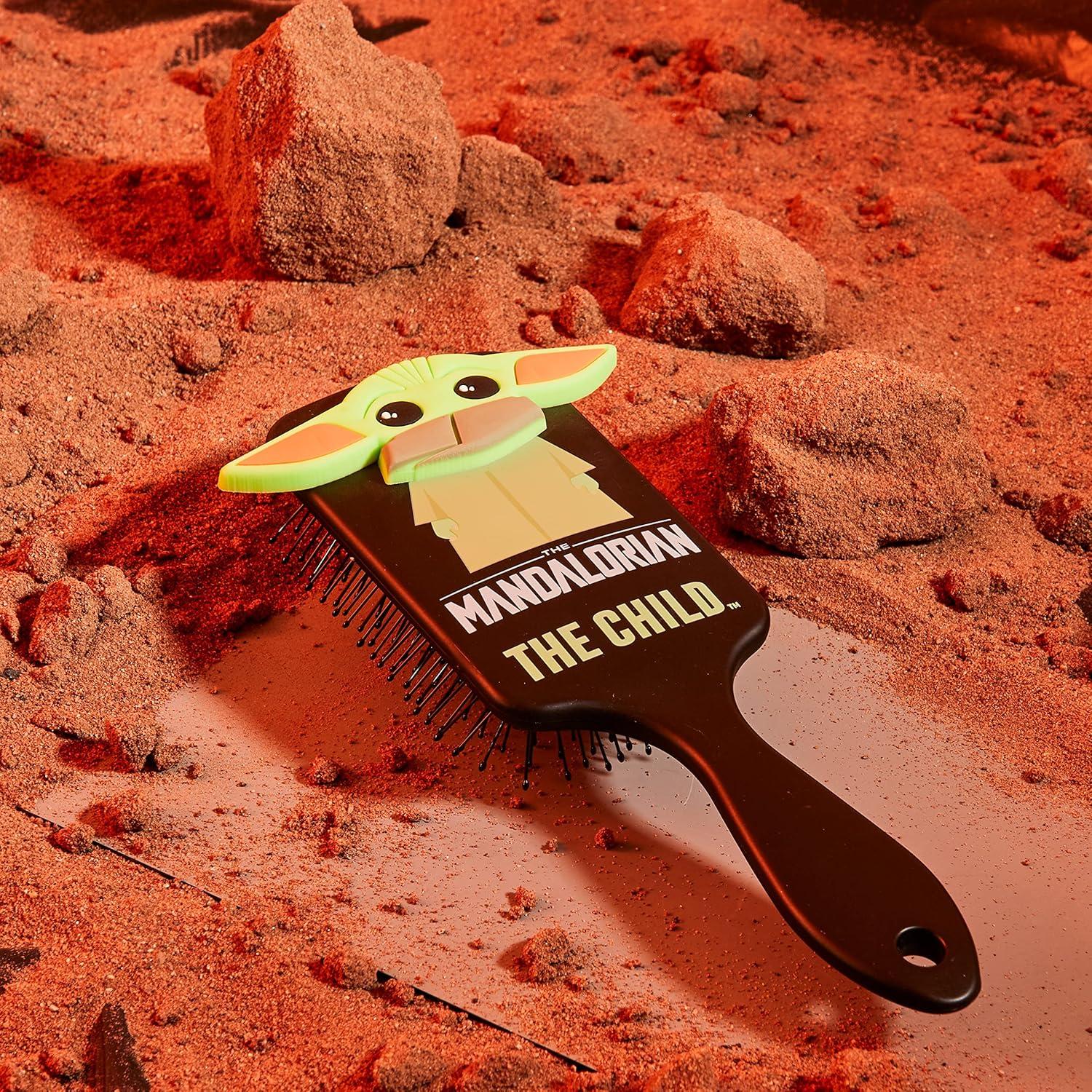 Cepillo Desenredante Disney Yoda Bebé Negro 22x7cm para Cabello