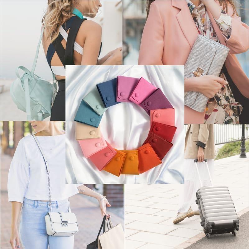 Bolsas de Joyería WSXBAGY Microfibra 3 Pcs 7.62cm Azul