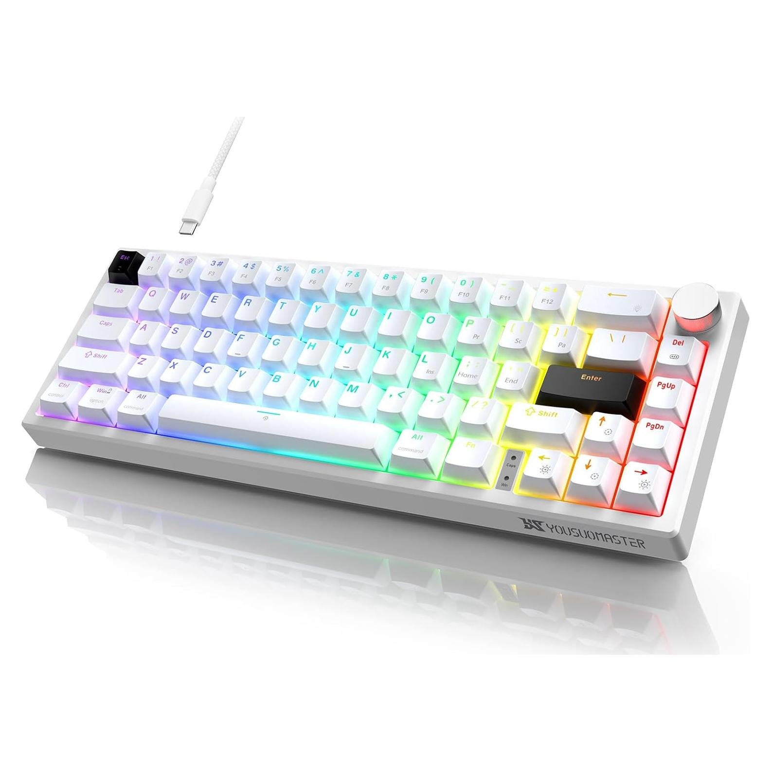 Teclado Gaming YOUUSOMASTER X82 Mecánico 60% RGB