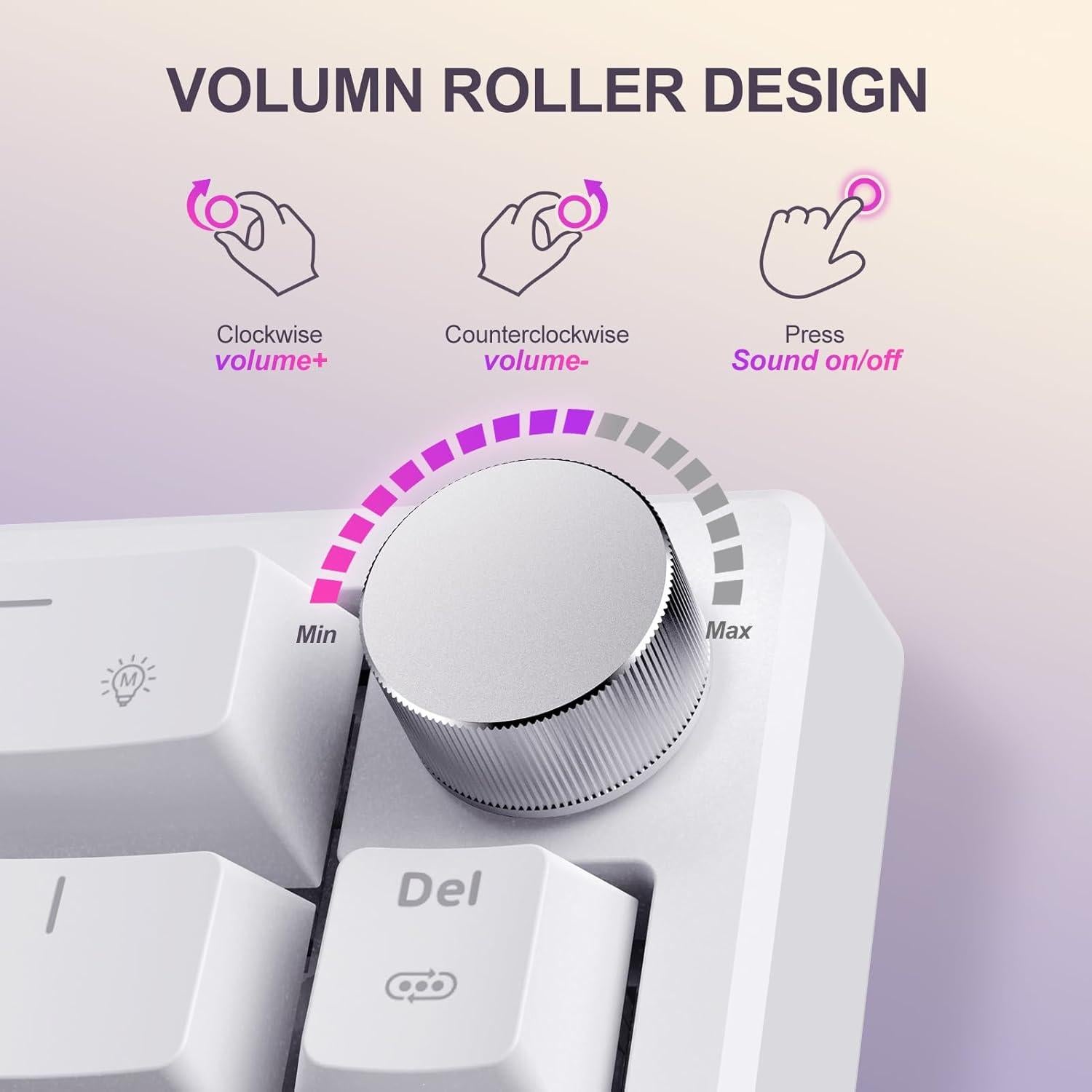 Teclado Gaming YOUUSOMASTER X82 Mecánico 60% RGB