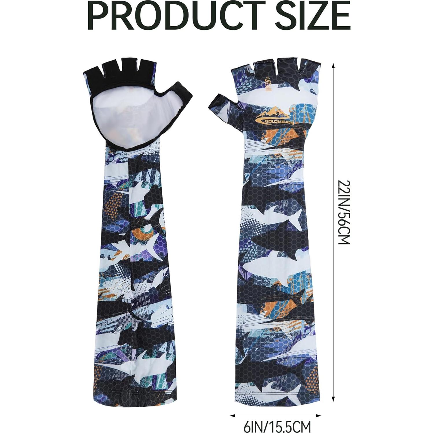 Mangas UV de Compresión para Hombres - Protección Solar y Enfriamiento