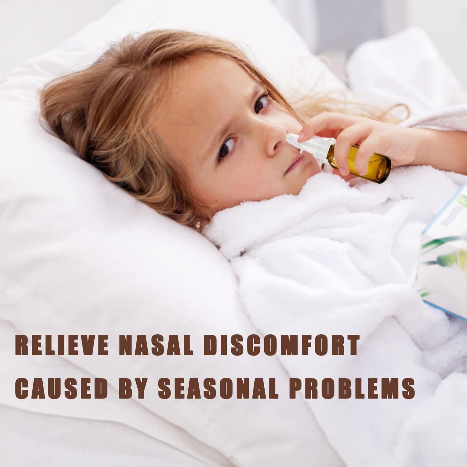 Botellas de Spray Nasal Vacías GIVAMEIHF 6Pcs 30ml Ámbar