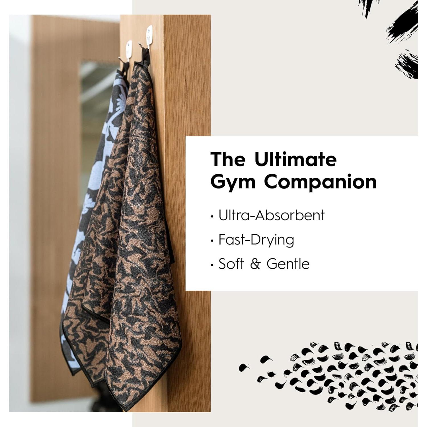 Toalla de Gimnasio GEOMETRY Microfibra Compacta 40x76 cm