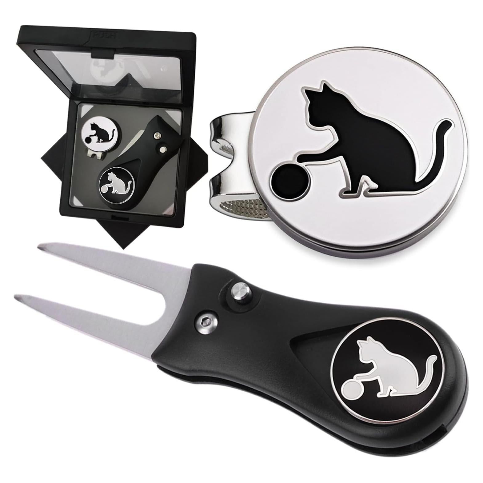 Marcadores de Pelotas de Golf Adhere Doble Cara con Clip Imán