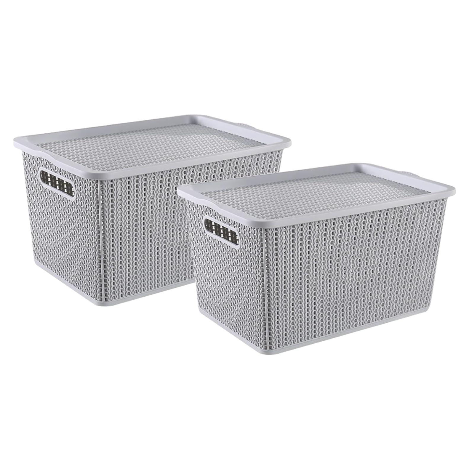 Cestas de Almacenamiento Yomjarl con Tapa para Cebollas y Papas