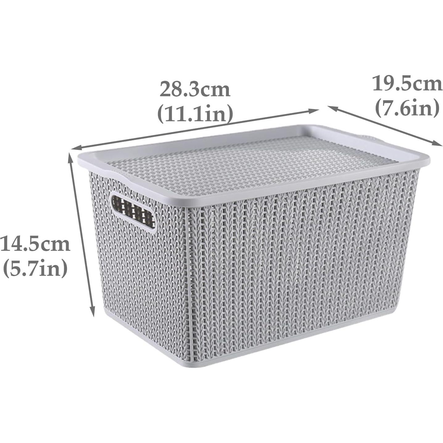 Cestas de Almacenamiento Yomjarl con Tapa para Cebollas y Papas