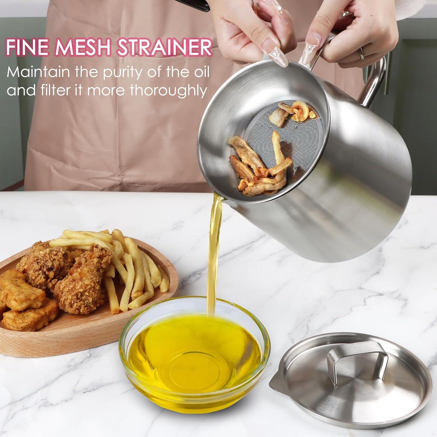 Olla Filtro de Aceite KAYCROWN 1.4L Acero Inoxidable 304