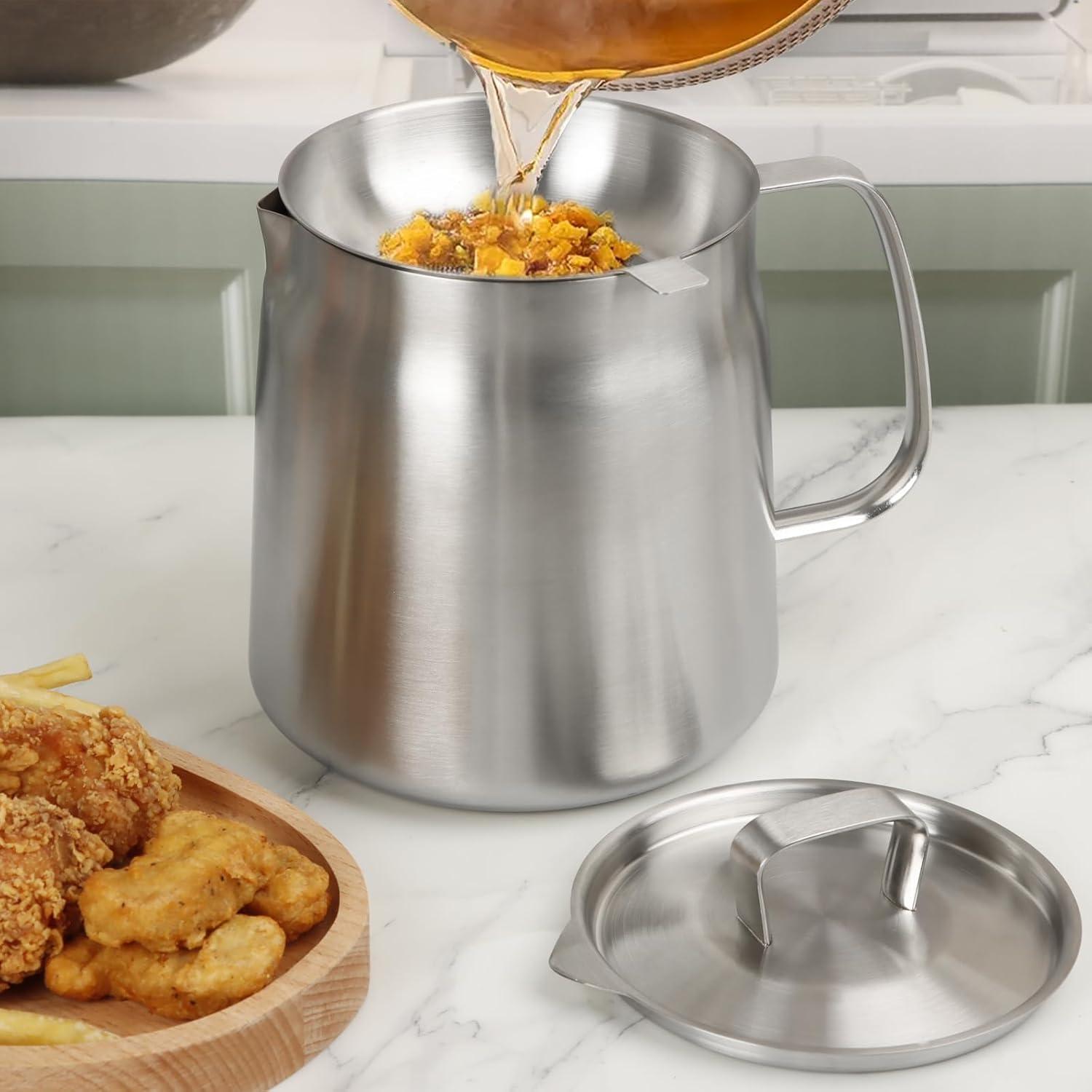 Olla Filtro de Aceite KAYCROWN 1.4L Acero Inoxidable 304