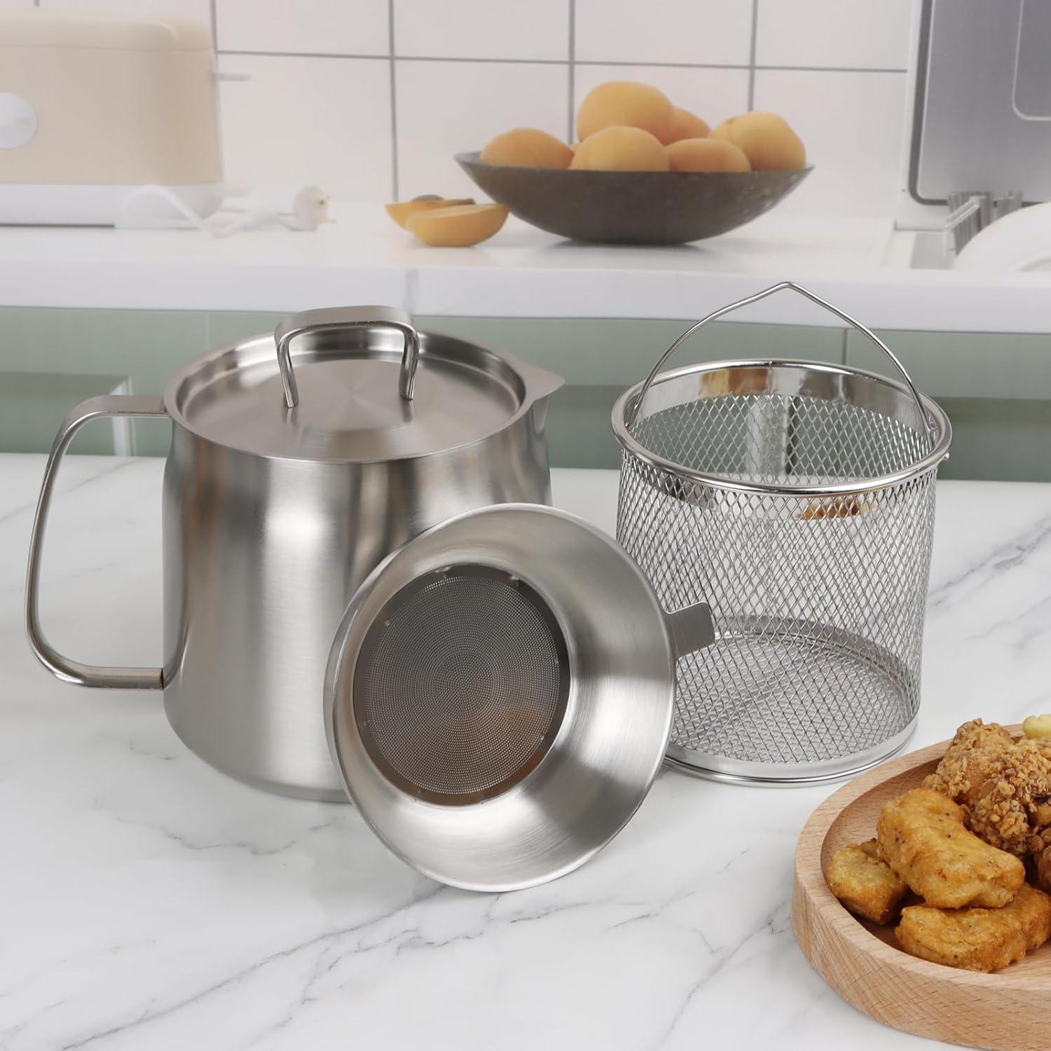 Olla Filtro de Aceite KAYCROWN 1.4L Acero Inoxidable 304