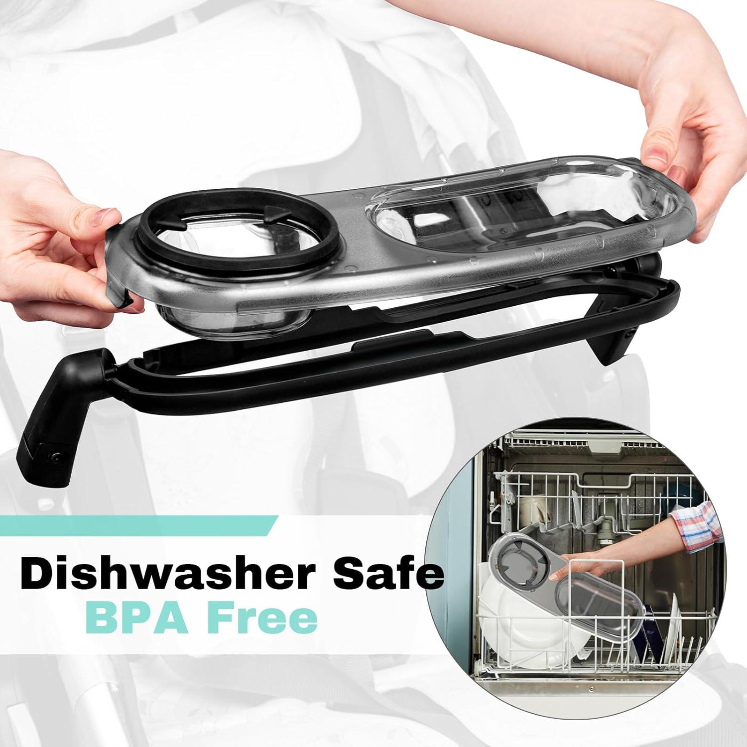 Bandeja de Snack UPPAbaby con Portavasos y Tazón Rehundido