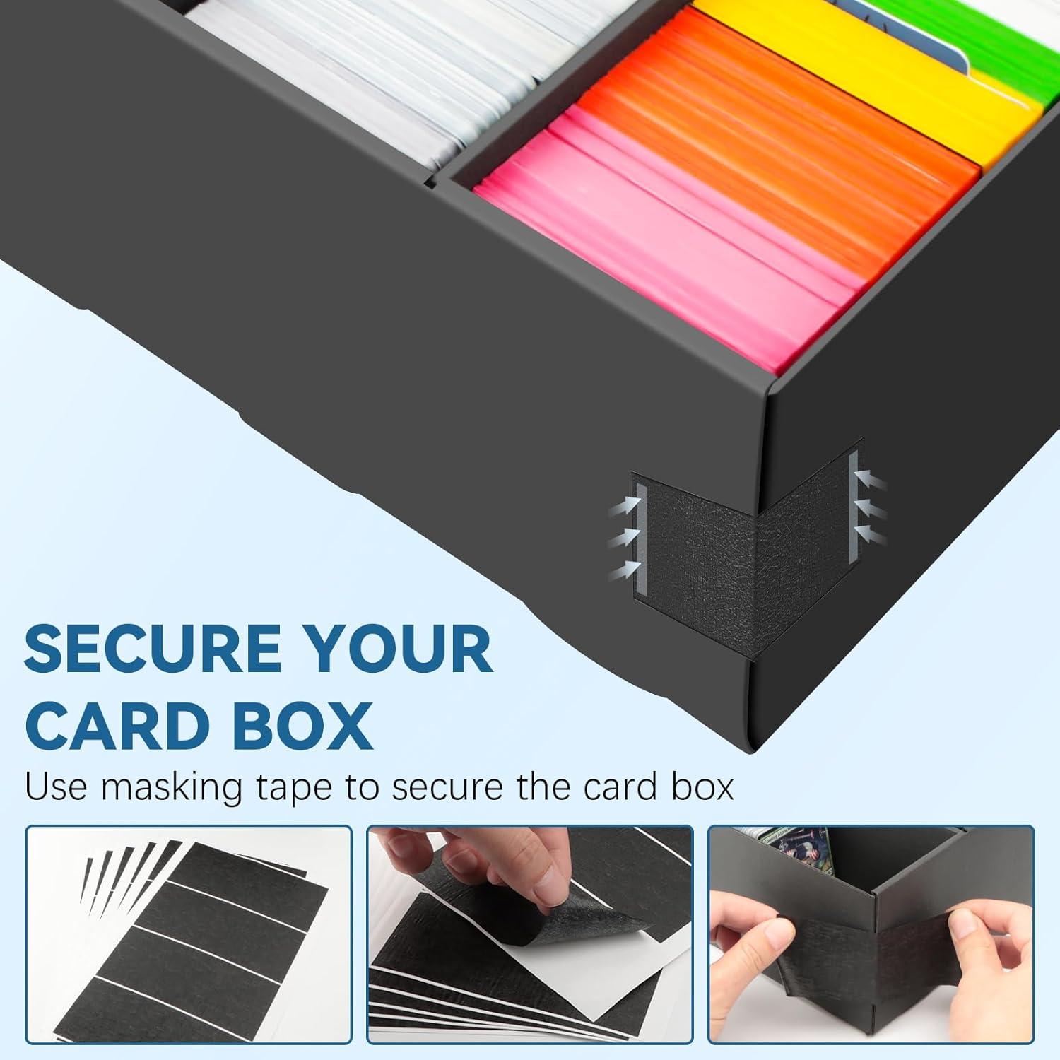 Caja de Almacenamiento de Cartas AOBOPLE 4 Filas 3400+ Cartas