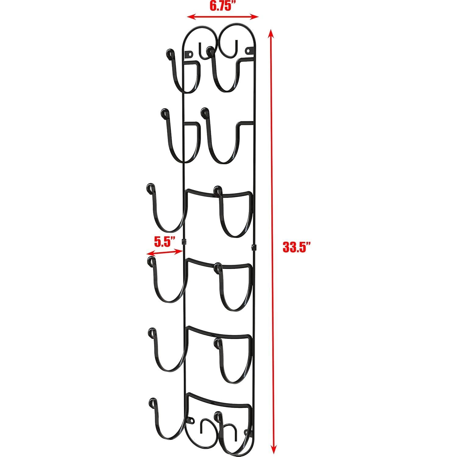 Soporte de Toallas Montado en Pared Deco Brothers 6 Niveles Bronce