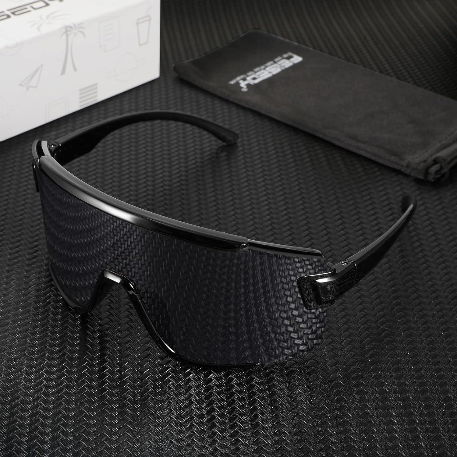 Gafas de sol Karsaer Vision Big Shield Rave unisex retro