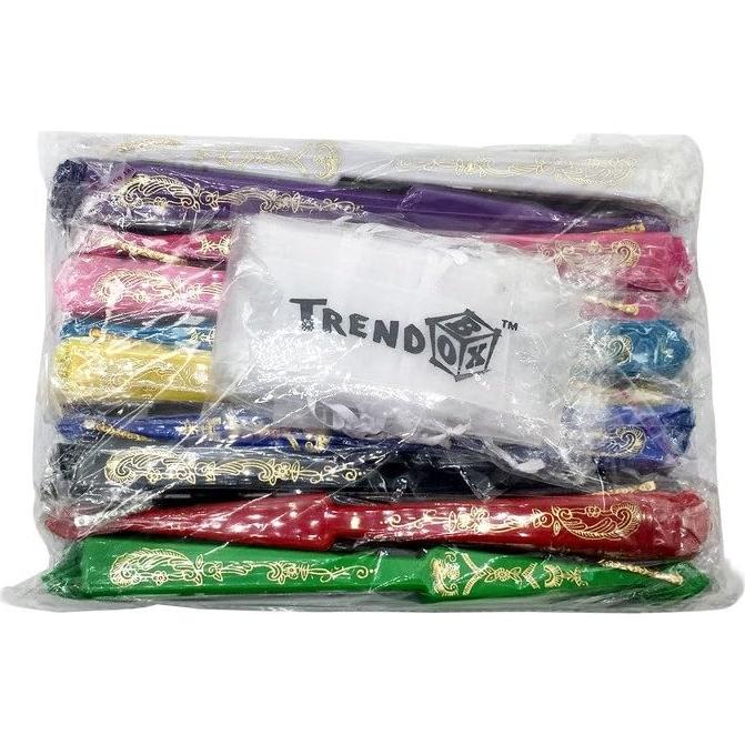 Abanico Plegable TrendBox Vintage Rosa Encaje 10 Colores