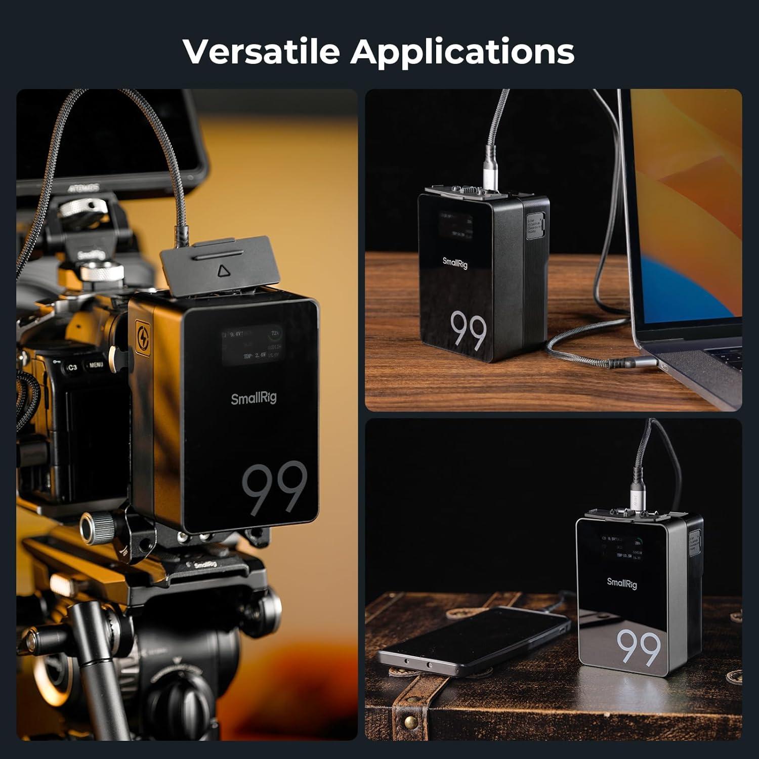 Batería V Mount SmallRig VB99 Pro 99Wh 6800mAh 100W