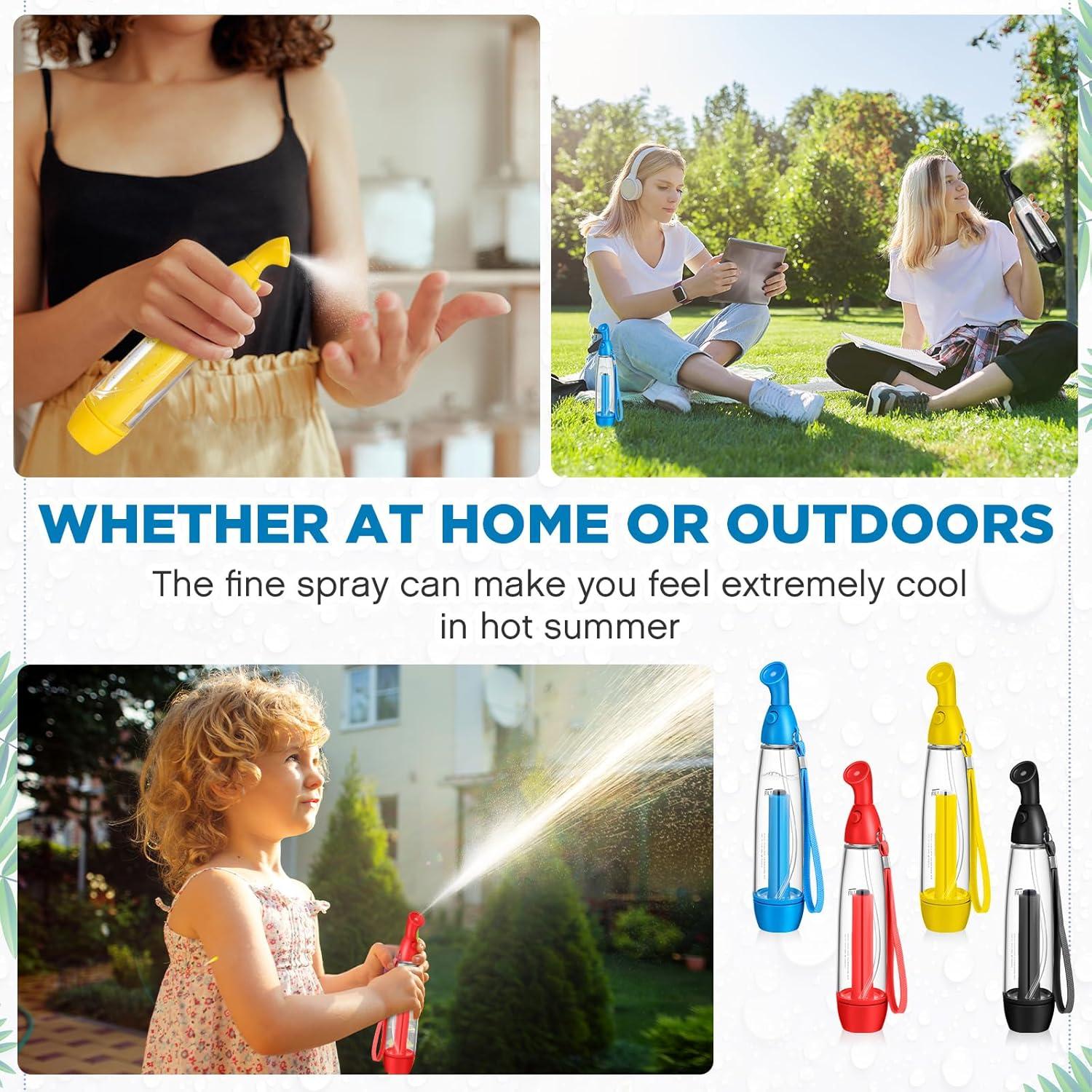 Juego de 8 Botellas de Spray Mister Singhoow 74.1 ml Recargables