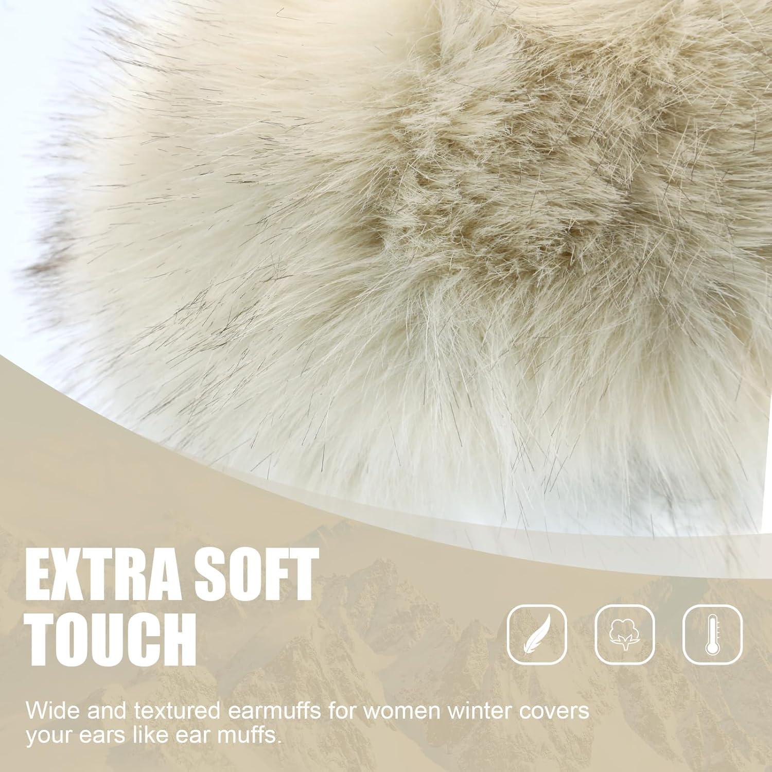 Diadema de Piel Sintética RANOME para Mujeres - Cálida y Cómoda