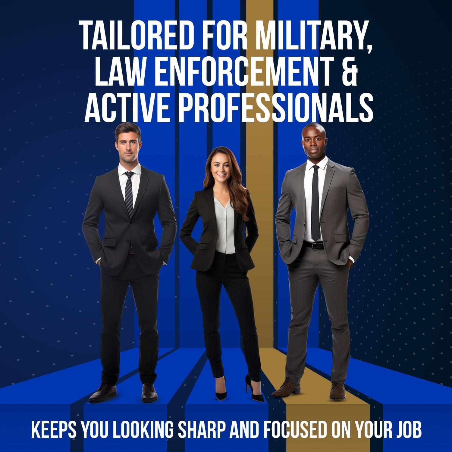 Shirt Stay Plus World's Best Mens Shirt Stays for Men Police and Military - Made in USA (Loop Stirrup Style) (Select Series)