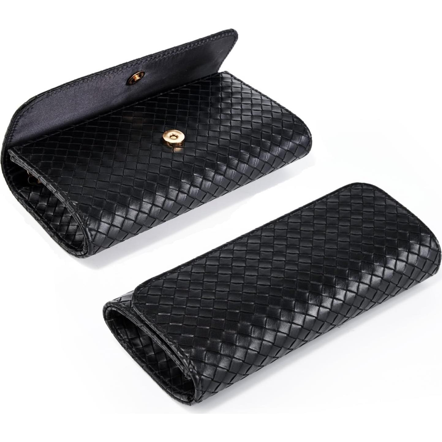 Bolso Clutch de Noche Tejido DETARA para Mujeres - Cuero PU