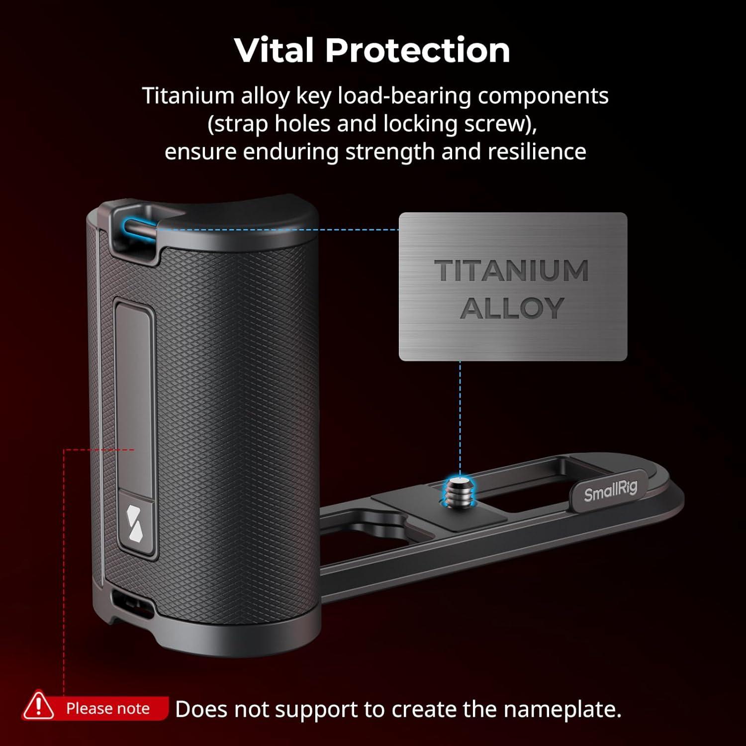 Mango en L SmallRig para Leica Q3 con Placa Rápida