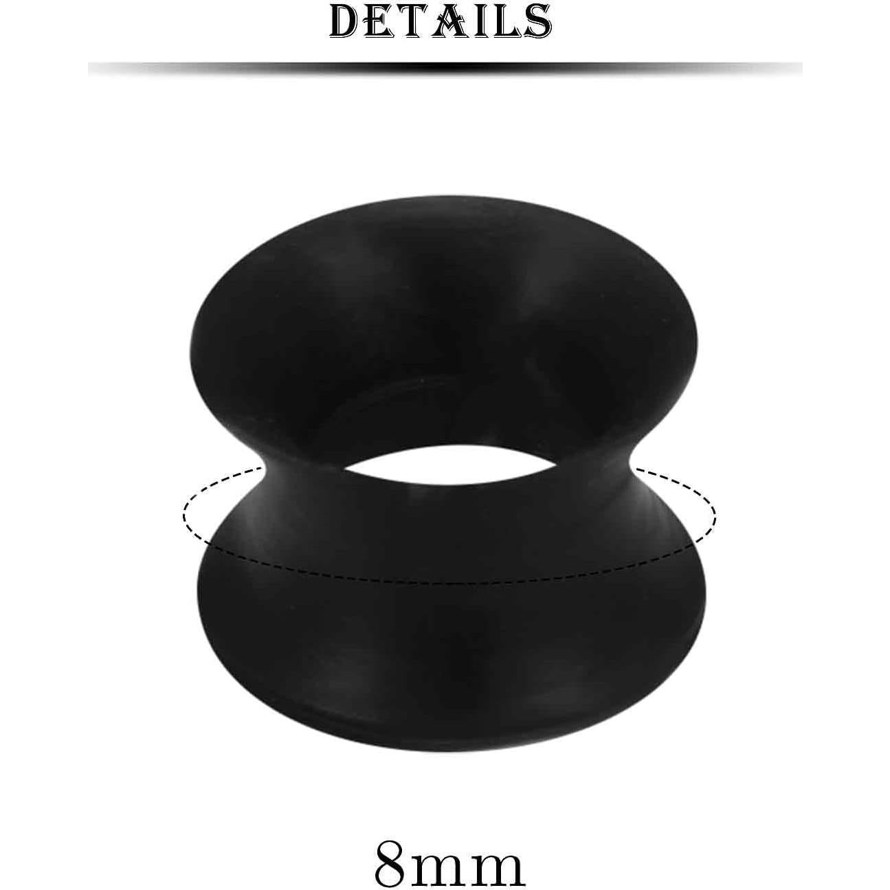 Calibradores de Silicona 10G Kridzisw 8mm Doble Expansión