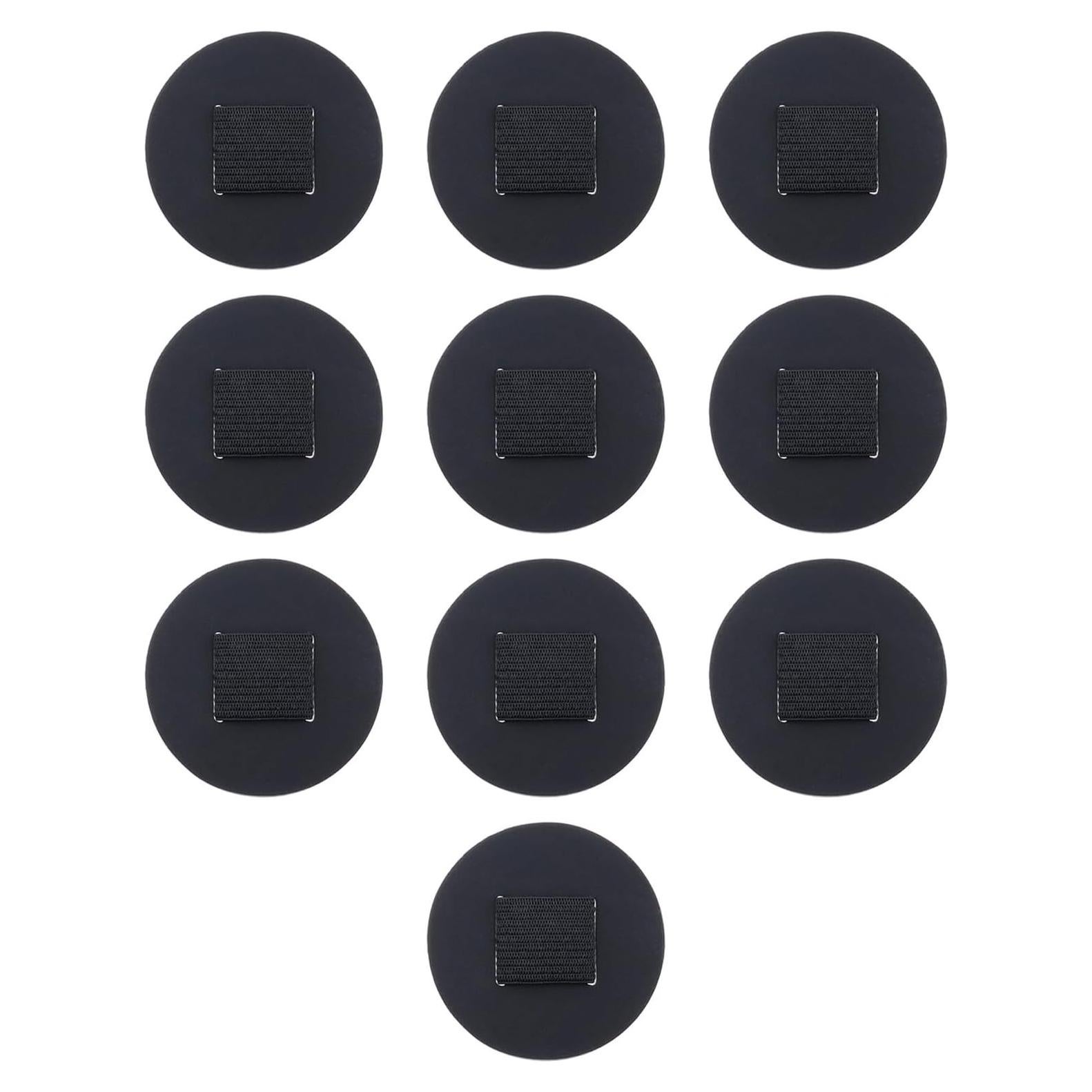 Soporte de Lápiz Autoadhesivo Oedema 10 Pcs Negro