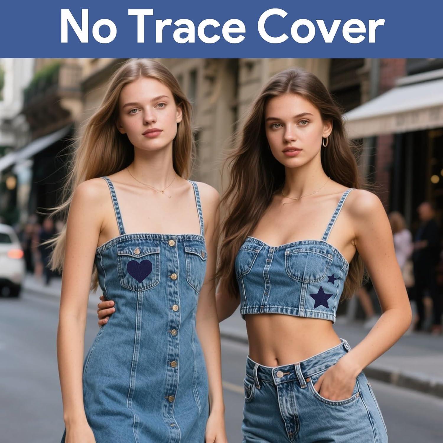 12 Parches de Planchar Jeqqinuz 7.5x10.5 cm Azul Marino