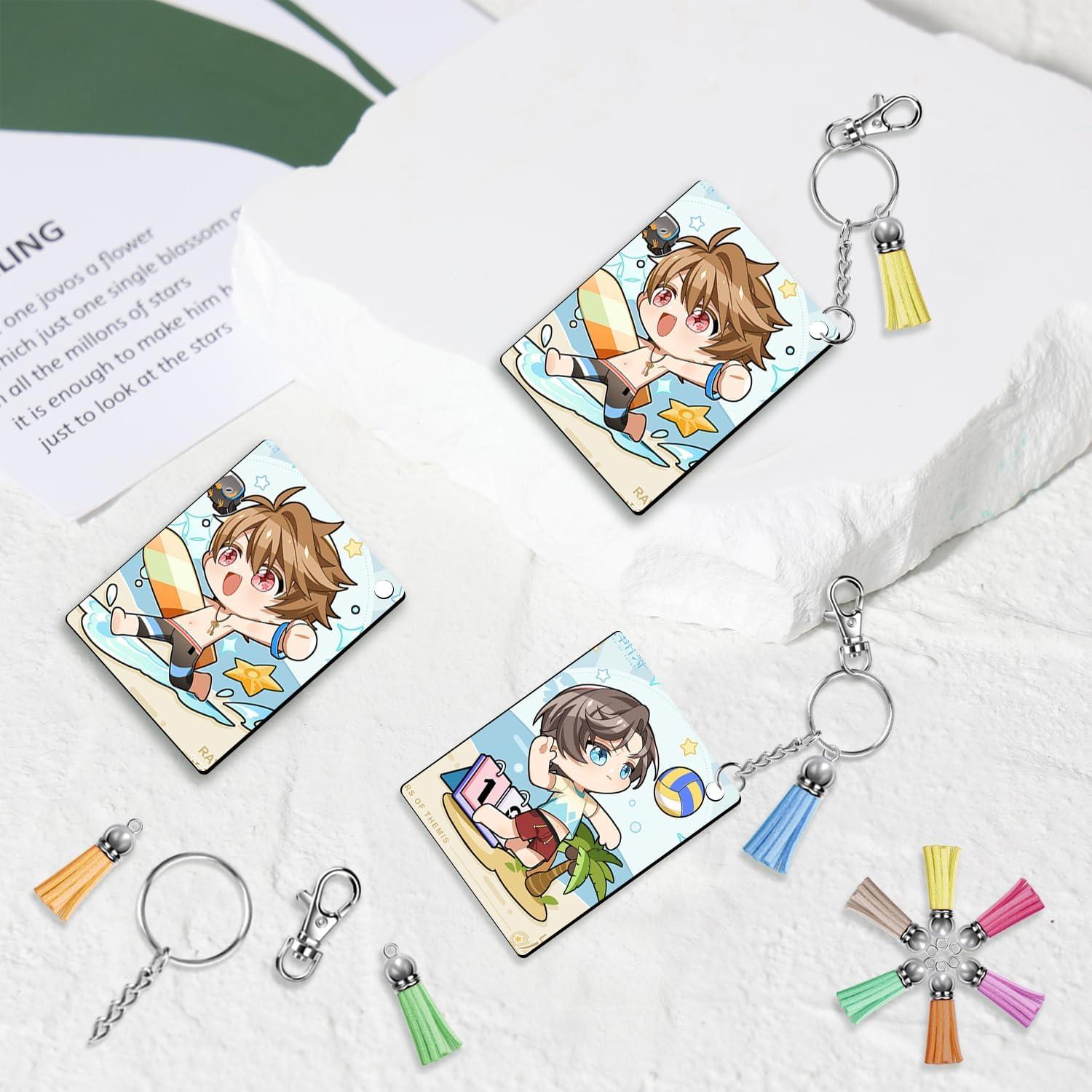 Blanks de Llaveros de Sublimación Fesorsi 210 Piezas MDF