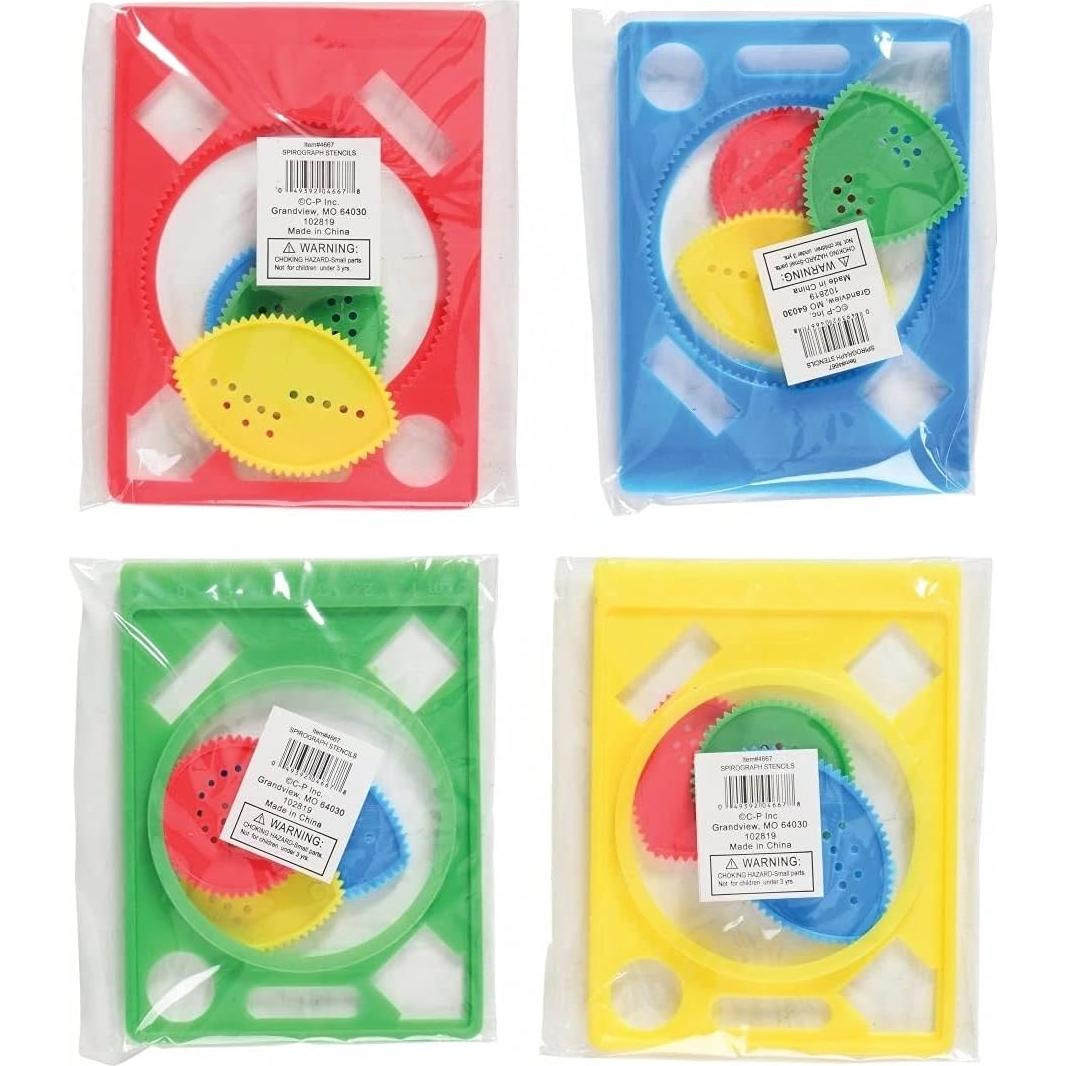 Conjunto de Plantillas Espirales Zugar Land 12 Piezas 17.78x15.24cm