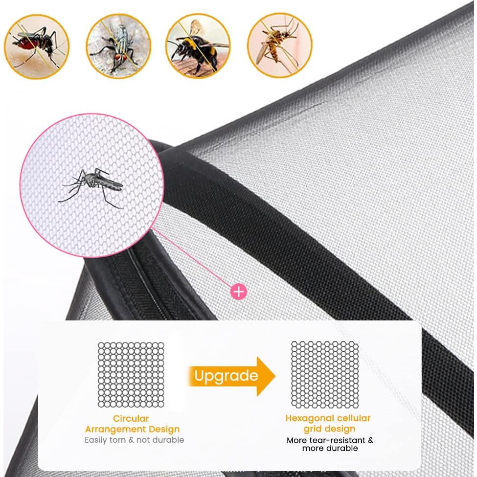 Red para Mosquitos Orzbow para Cochecito Negra 170-240cm