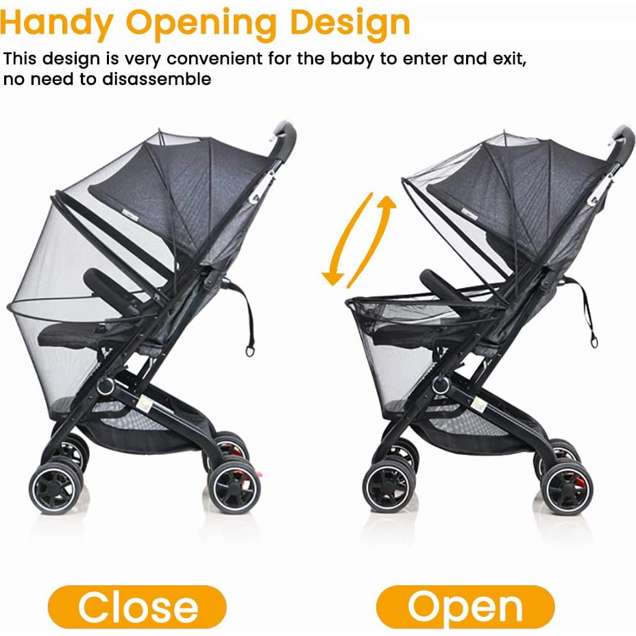 Red para Mosquitos Orzbow para Cochecito Negra 170-240cm