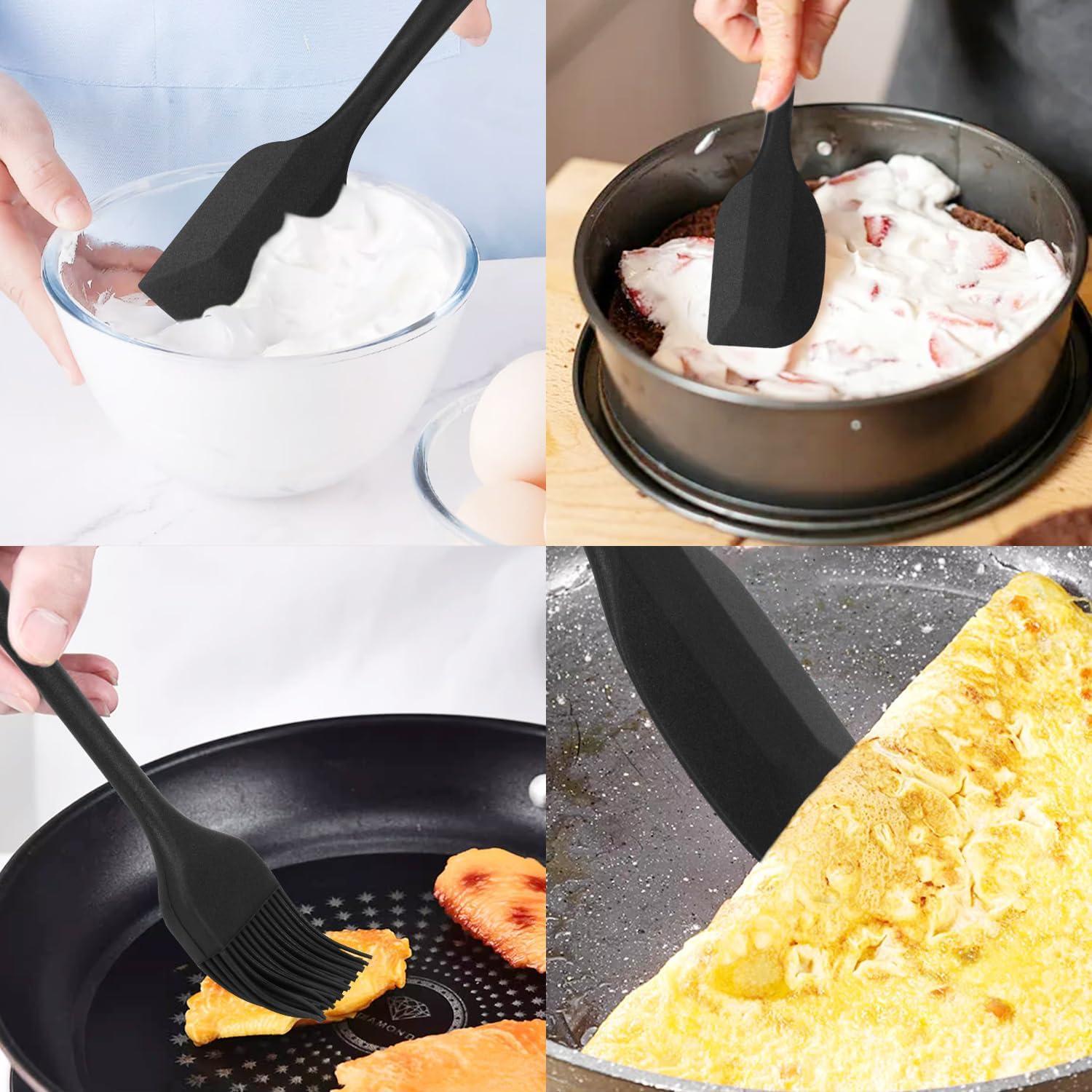 Juego de Espátulas de Silicona MOACC 6 Piezas Resistente al Calor